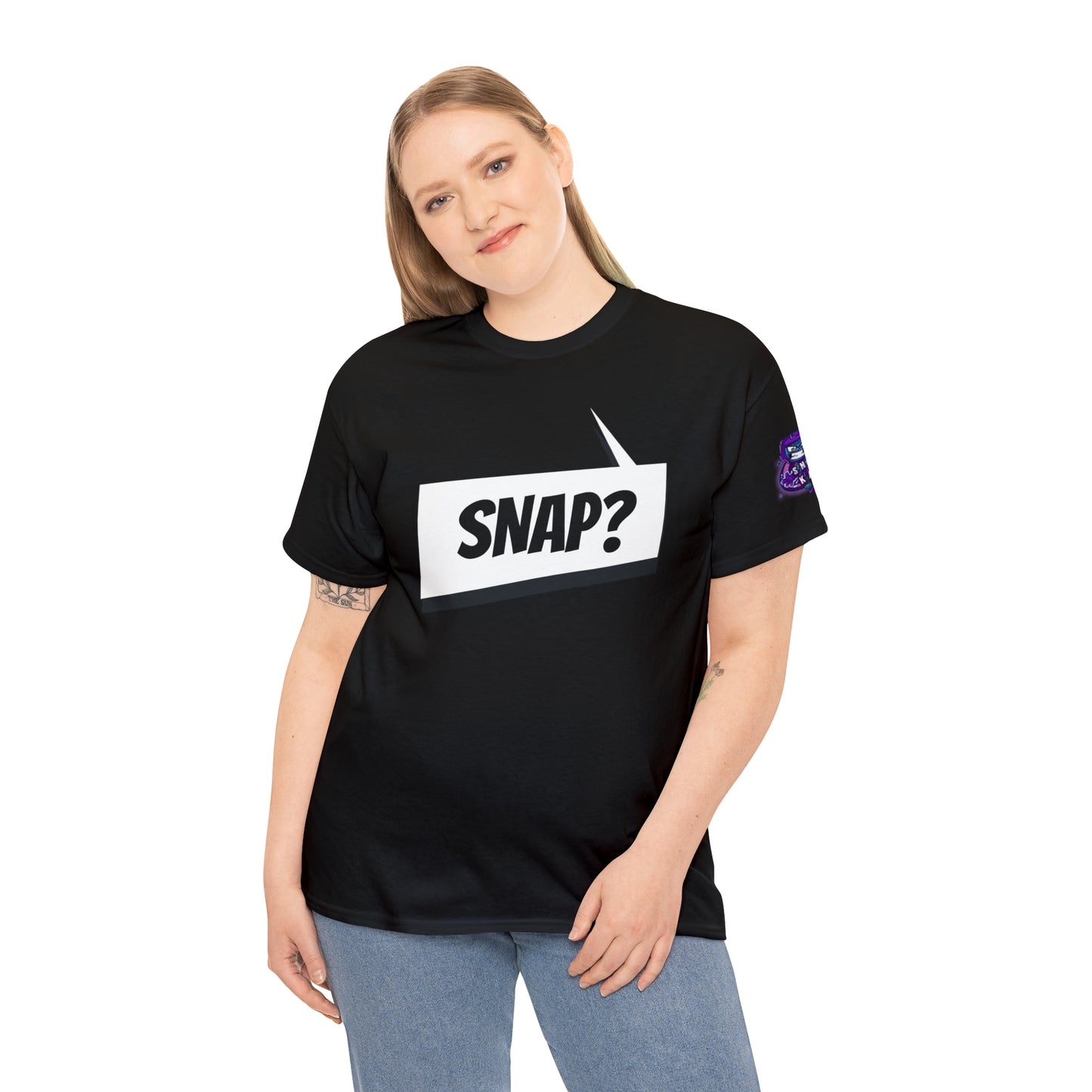 "Snap?" Marvel Snap inspired Unisex Heavy Cotton Tee