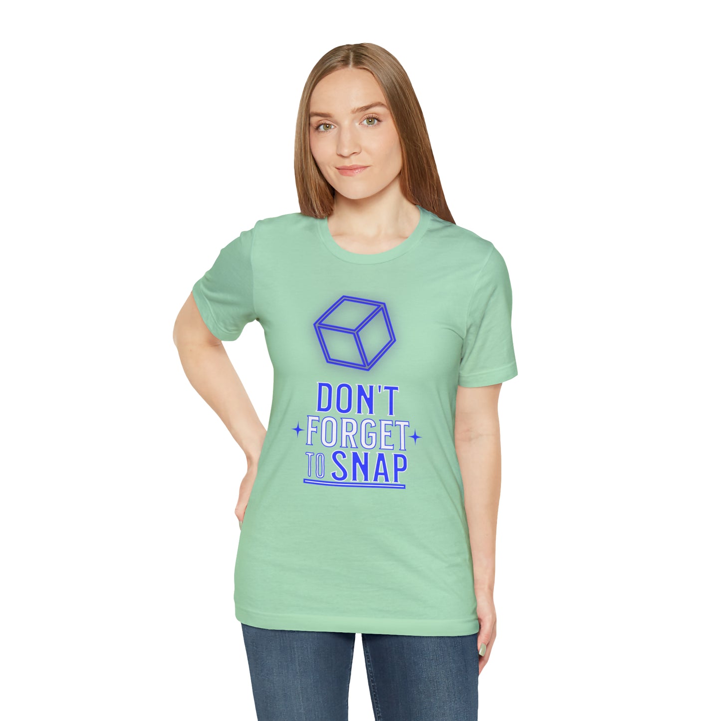"don't forget to snap" Marvel Snap Unisex Jersey Short Sleeve Tee