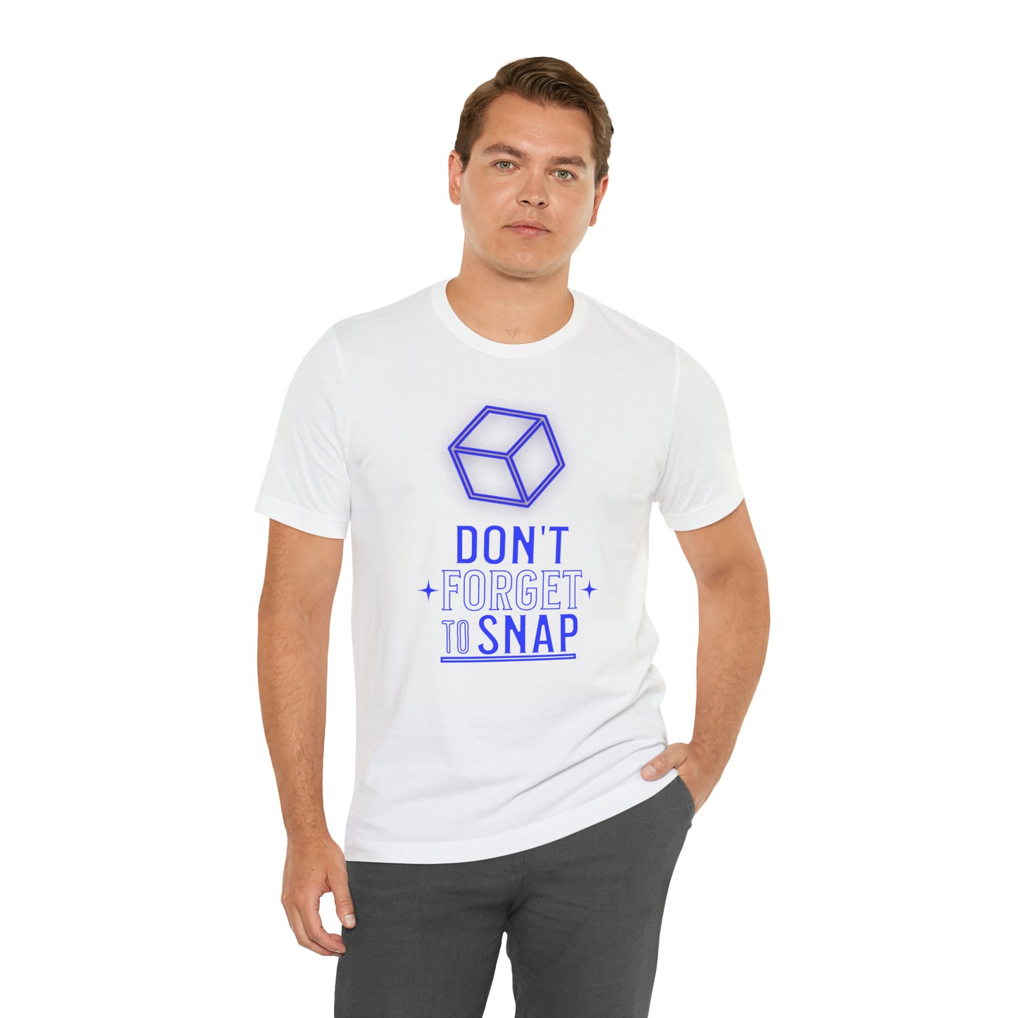 "don't forget to snap" Marvel Snap Unisex Jersey Short Sleeve Tee