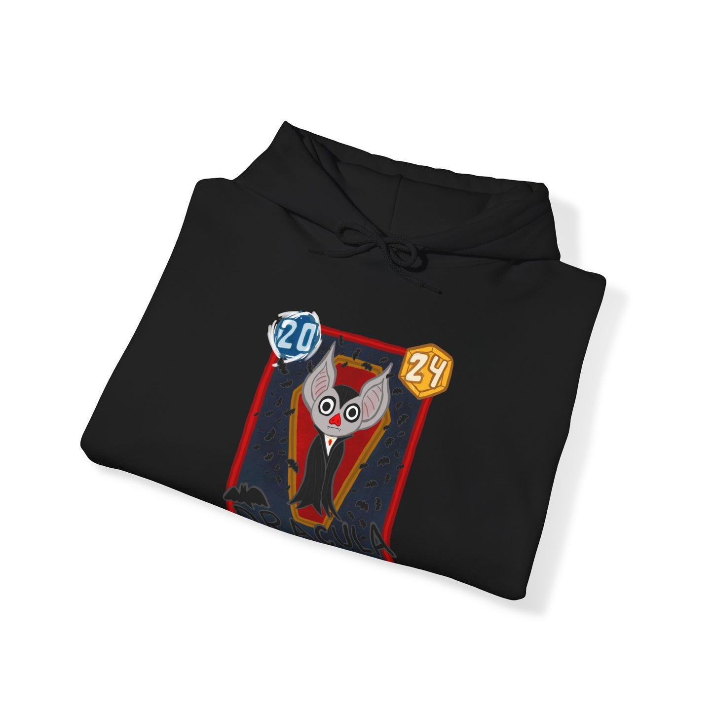 Snap Kang x Spooky Dino Marvel Snap inspired Dracula - Unisex Heavy Blend™ Hooded Sweatshirt