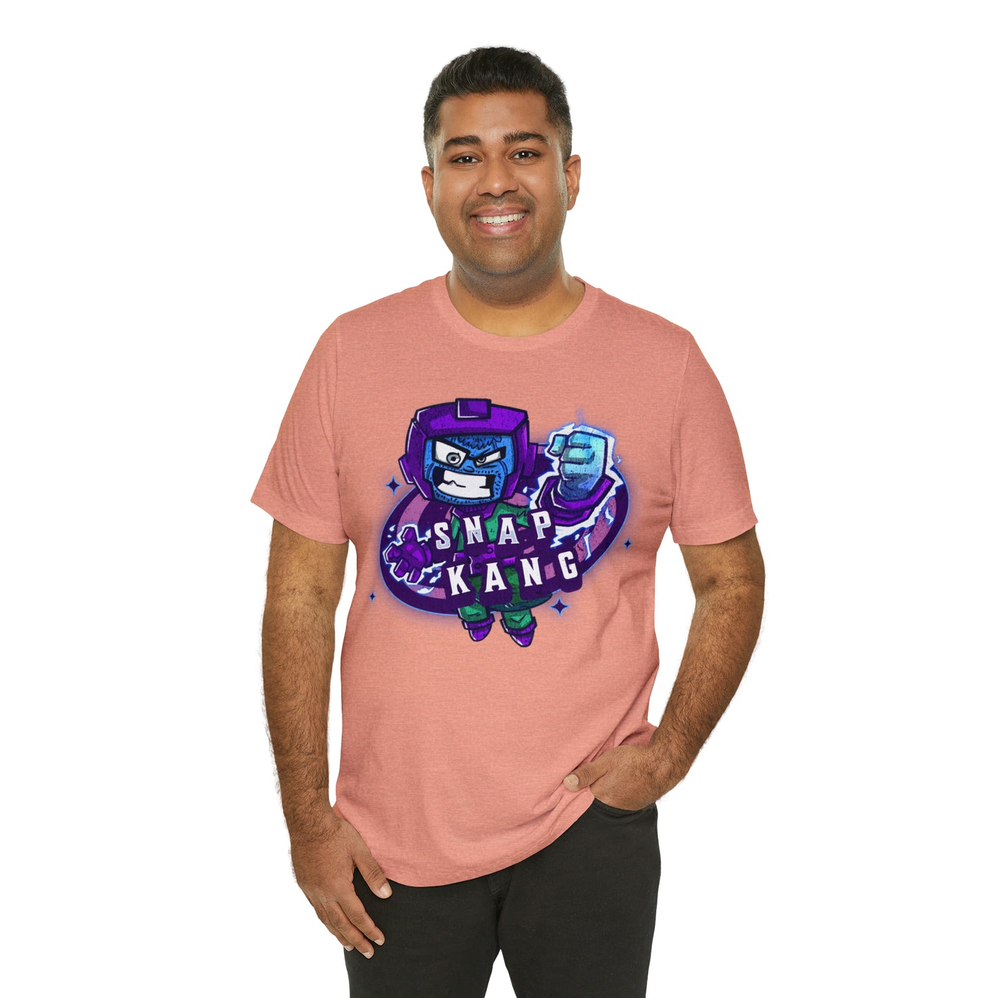 "Snap kang logo" Marvel Snap Unisex Jersey Short Sleeve Tee
