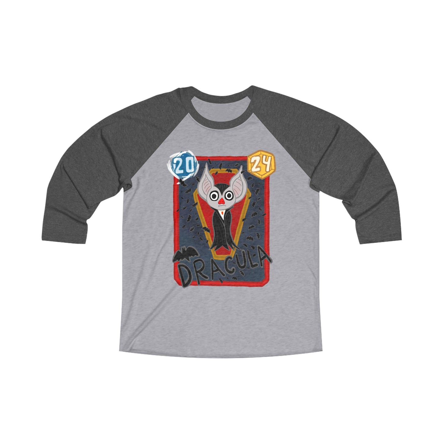 2024 LIMITED EDITION DRACULA DISCARD COLLAB | SNAP KANG X SPOOKY DINOSAUR BASEBALL TEE