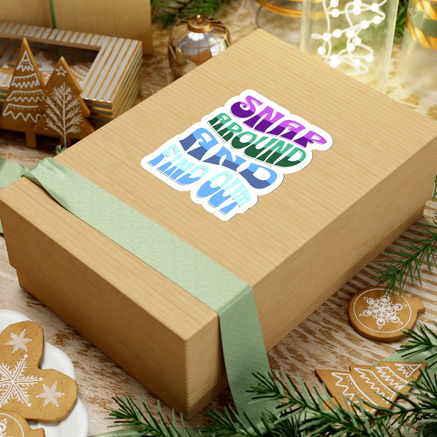 "Snap Around and Find Out" Marvel Snap Kiss-Cut Stickers