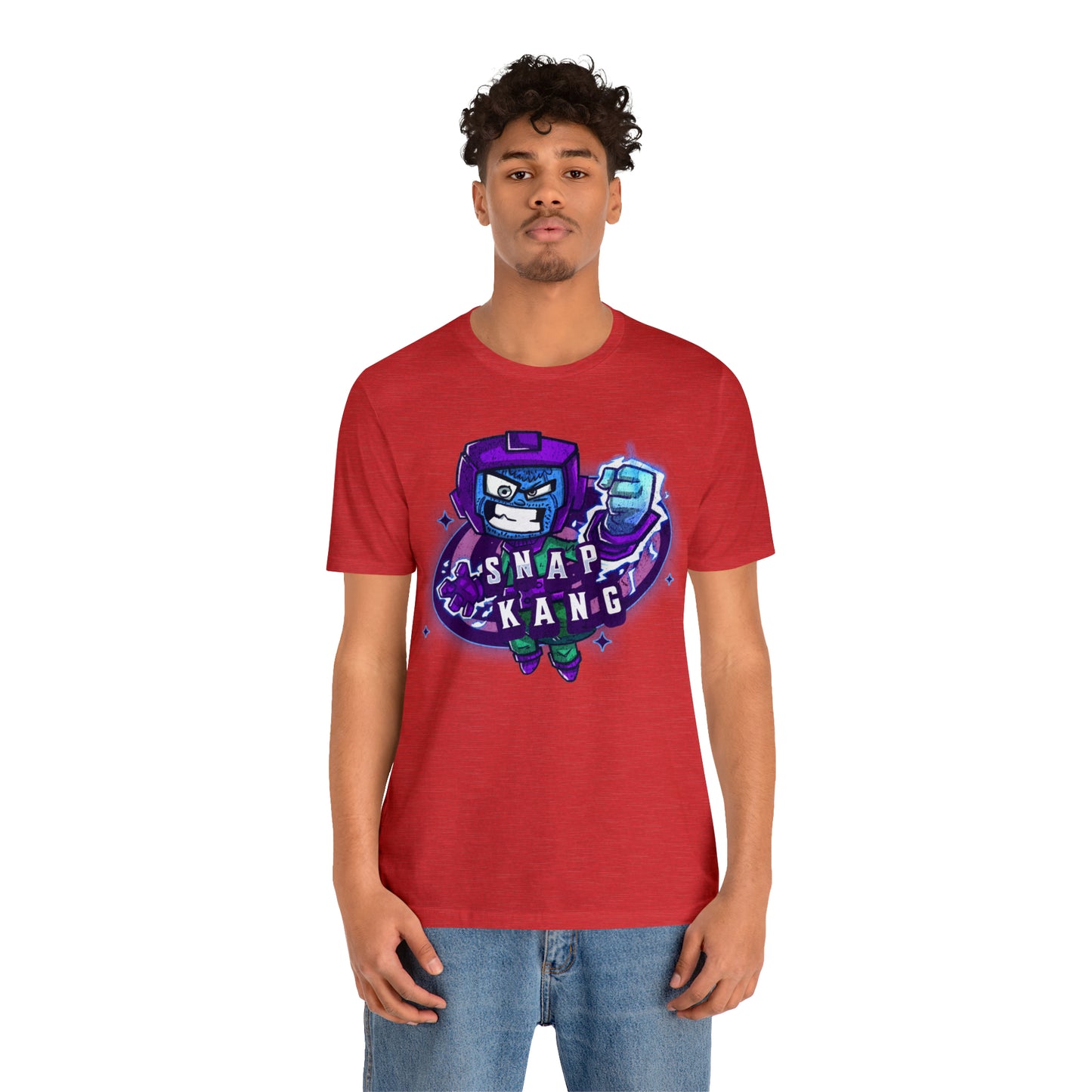 "Snap kang logo" Marvel Snap Unisex Jersey Short Sleeve Tee