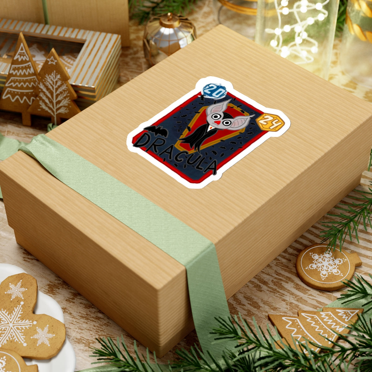 Snap Kang x Spooky Dino Marvel Snap inspired Dracula Card - Stickers
