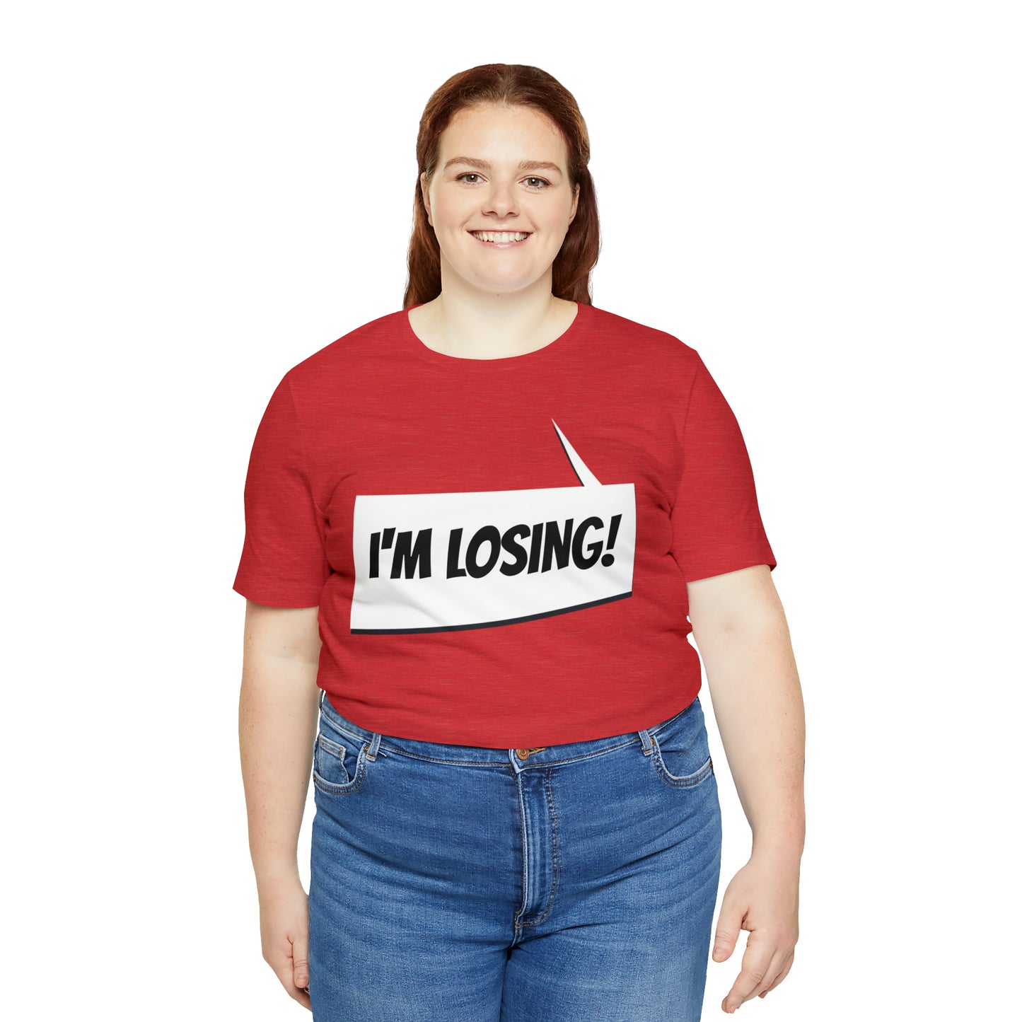 "I'm losing" Marvel Snap Unisex Jersey Short Sleeve Tee