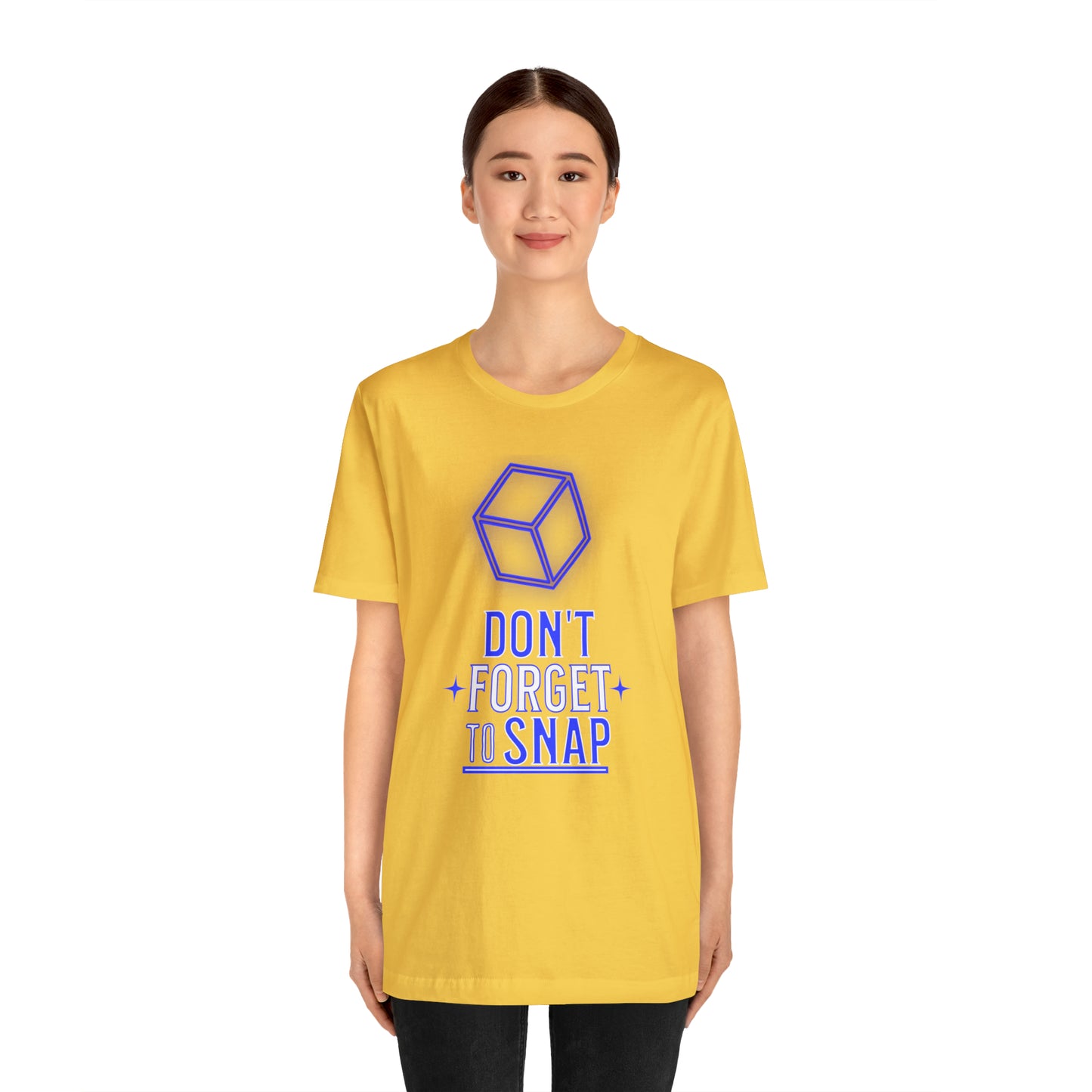"don't forget to snap" Marvel Snap Unisex Jersey Short Sleeve Tee