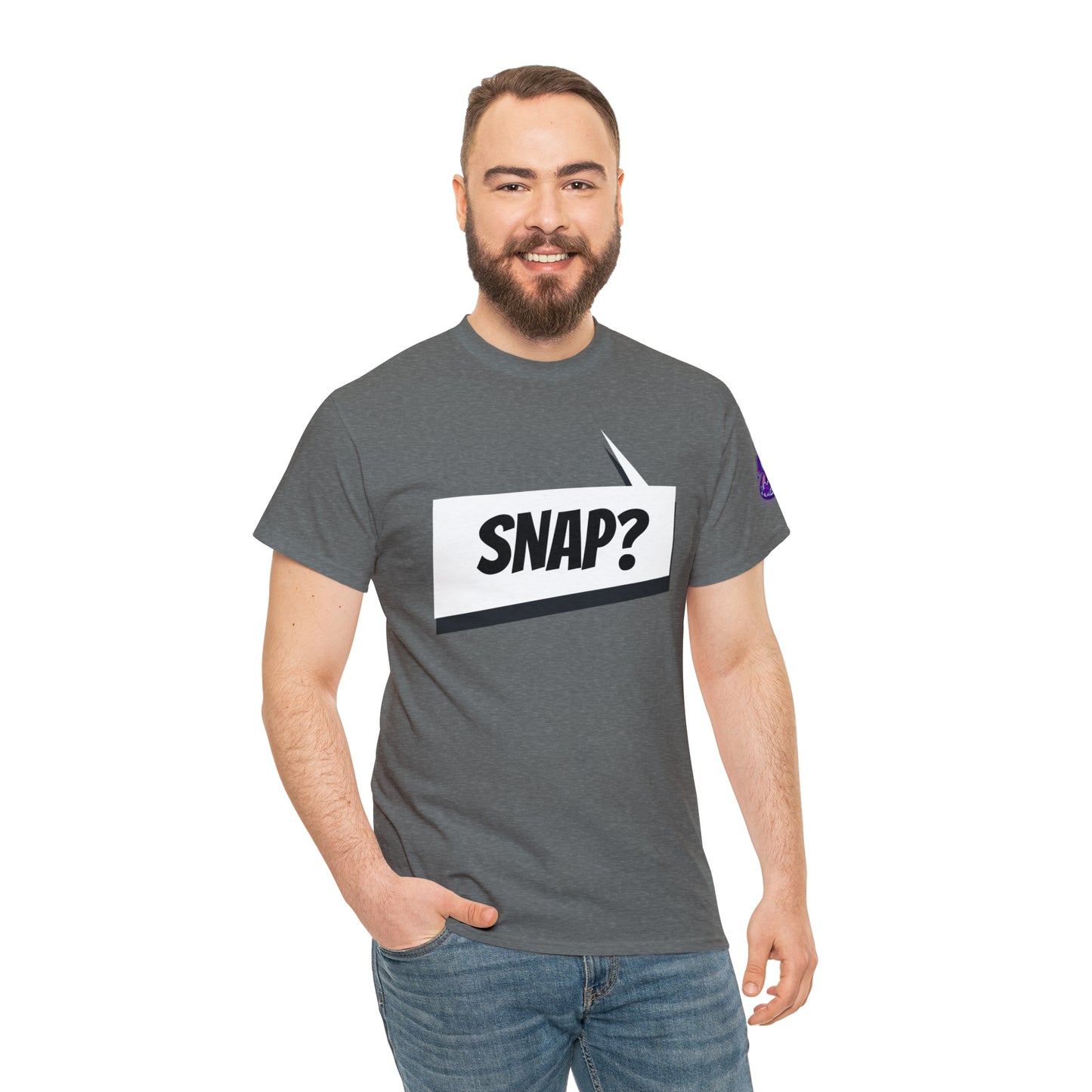"Snap?" Marvel Snap inspired Unisex Heavy Cotton Tee