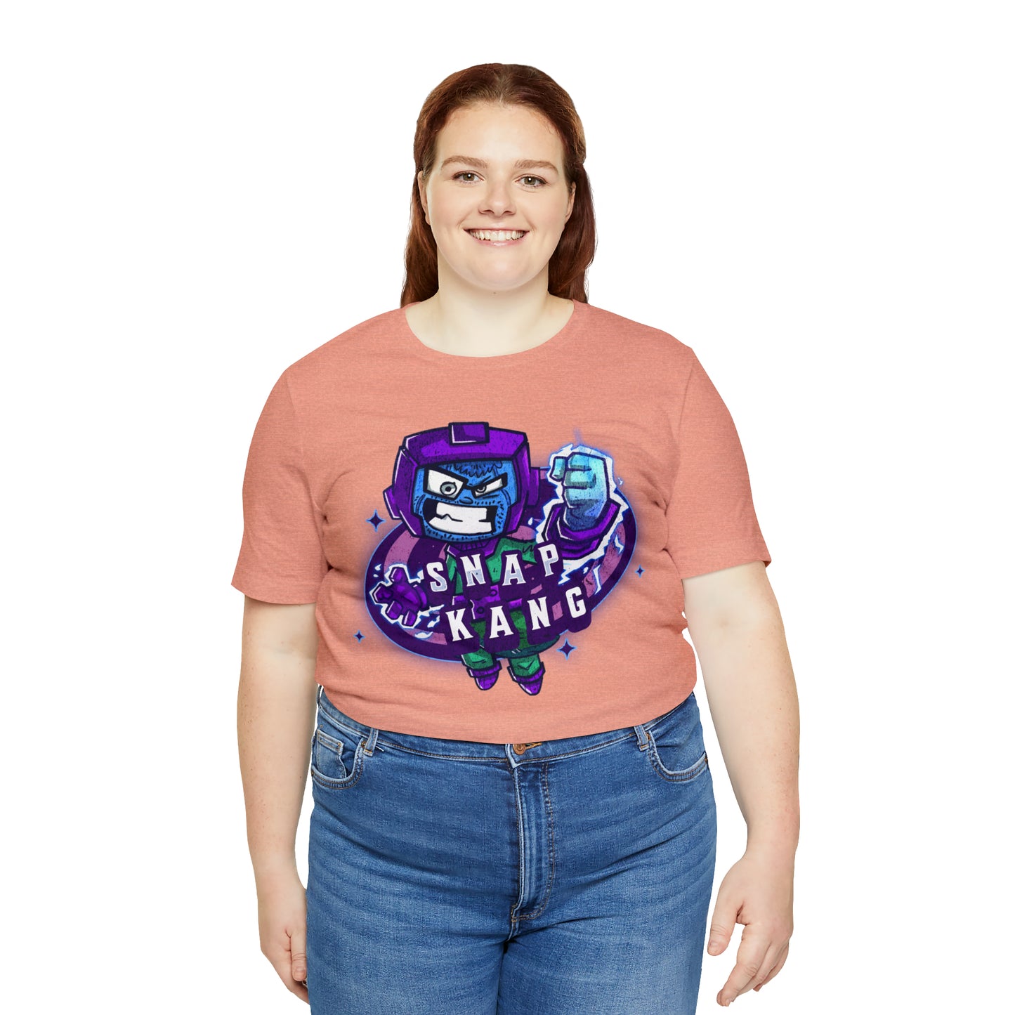 "Snap kang logo" Marvel Snap Unisex Jersey Short Sleeve Tee