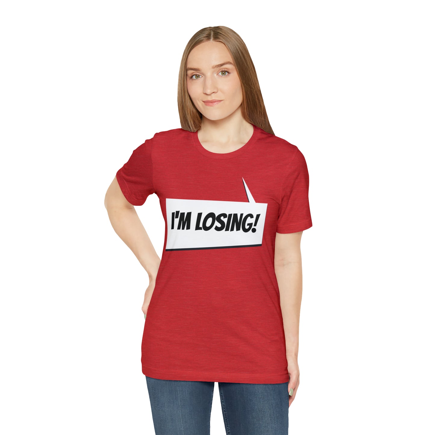 "I'm losing" Marvel Snap Unisex Jersey Short Sleeve Tee