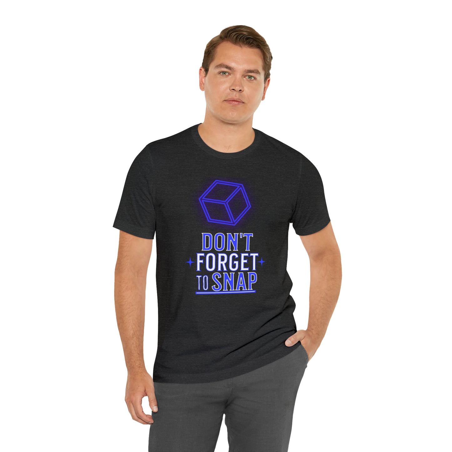 "don't forget to snap" Marvel Snap Unisex Jersey Short Sleeve Tee