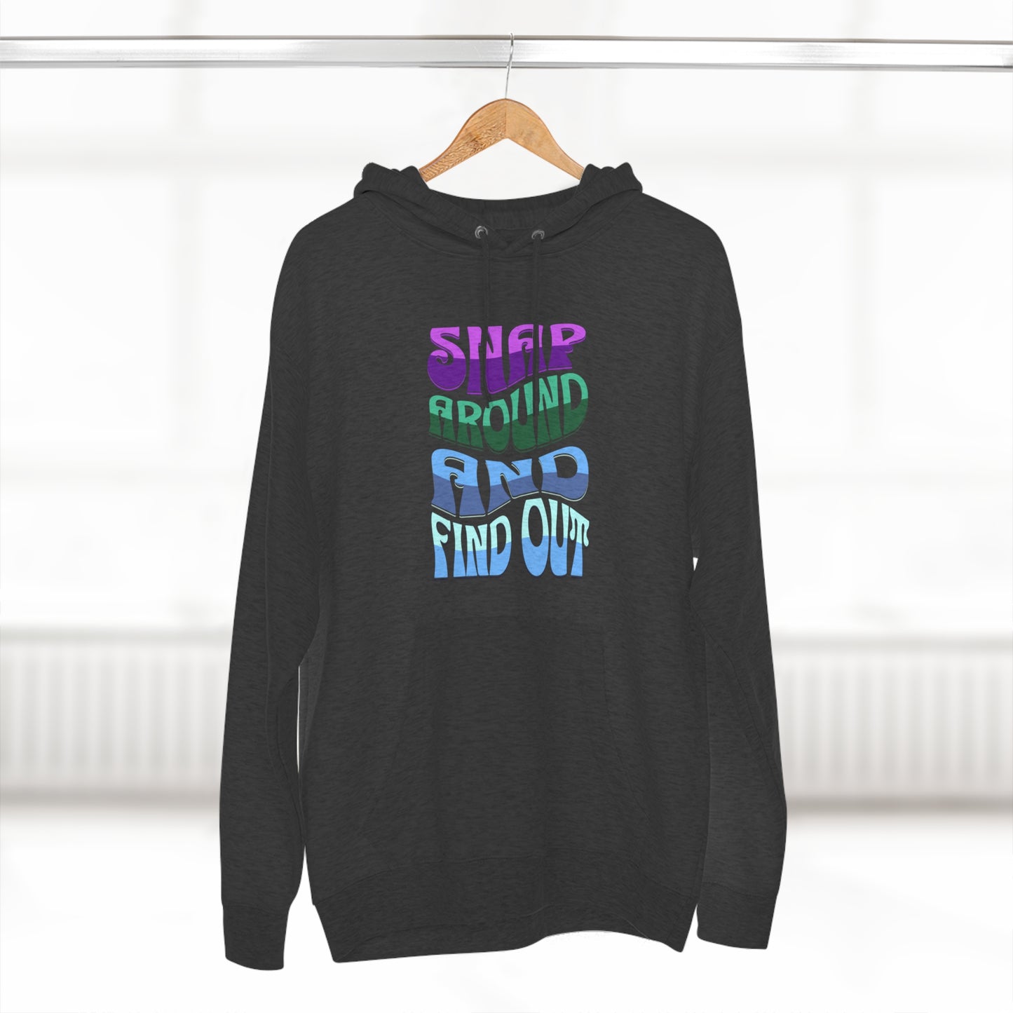 "Snap Around and Find Out" Marvel Snap Unisex Premium Pullover Hoodie