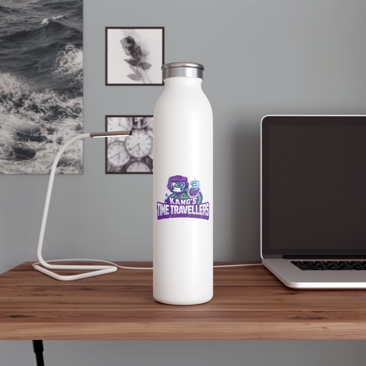 "kang's time travellers" Marvel Snap Mascot Slim Water Bottle