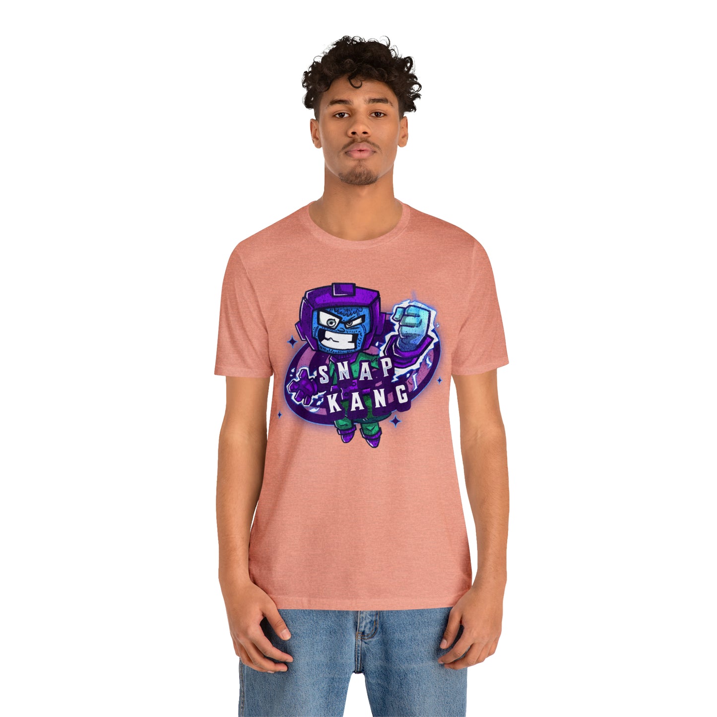 "Snap kang logo" Marvel Snap Unisex Jersey Short Sleeve Tee
