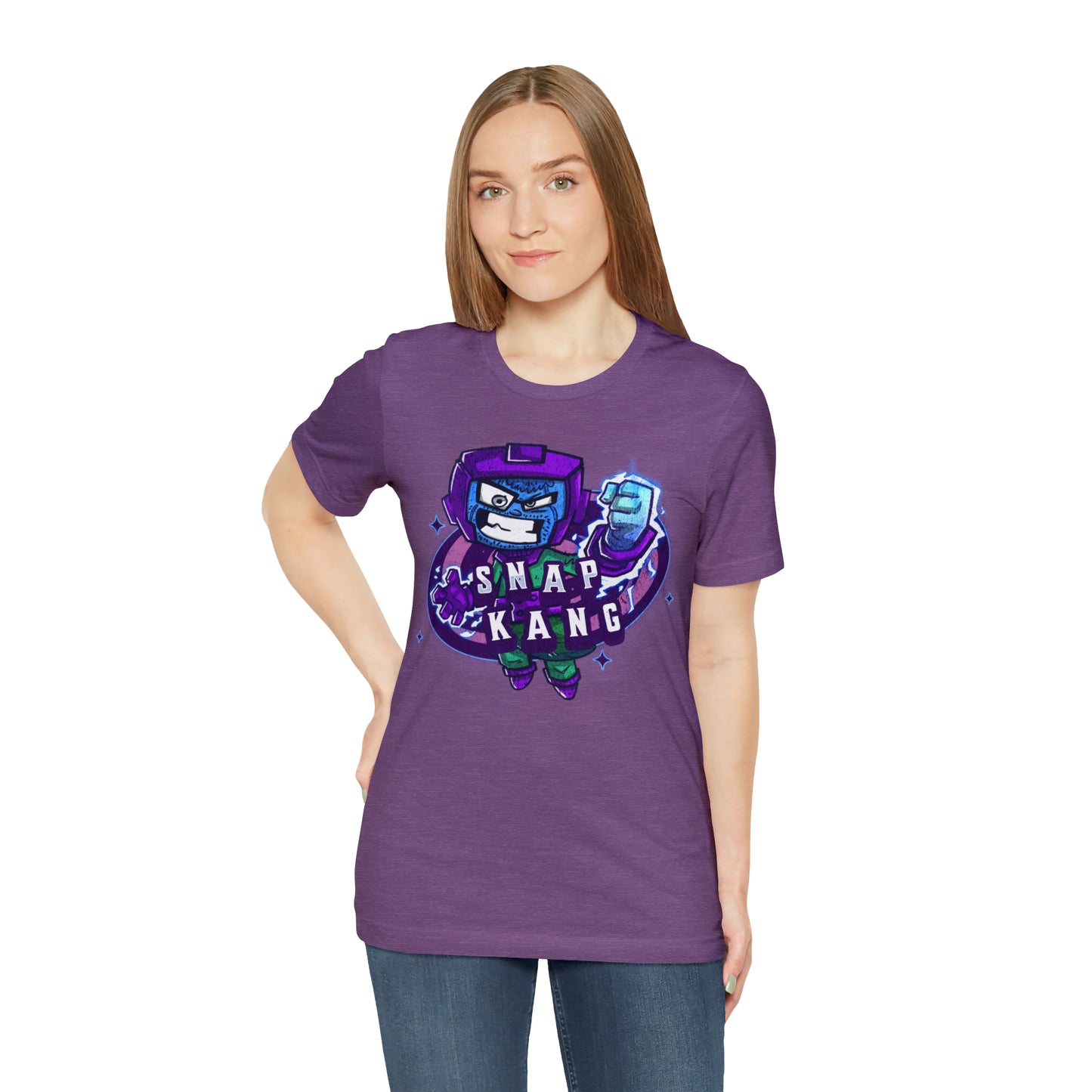 "Snap kang logo" Marvel Snap Unisex Jersey Short Sleeve Tee