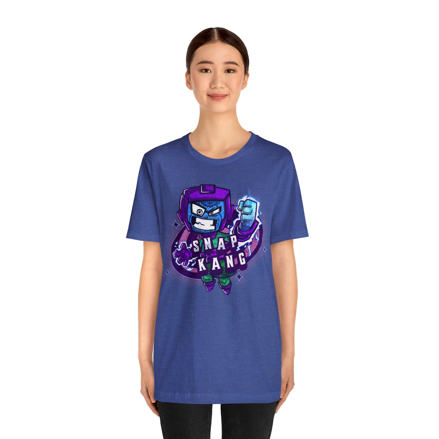 "Snap kang logo" Marvel Snap Unisex Jersey Short Sleeve Tee