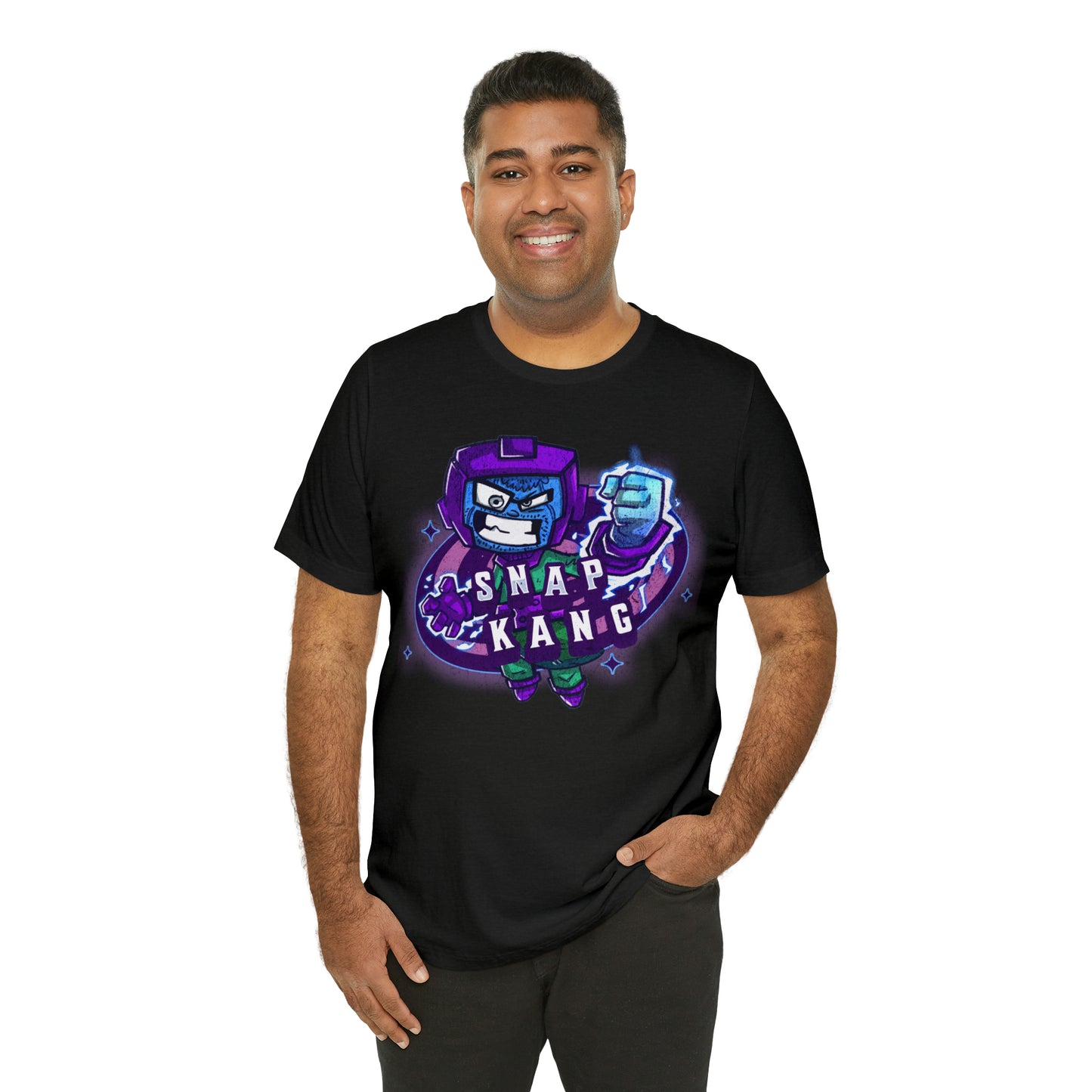 "Snap kang logo" Marvel Snap Unisex Jersey Short Sleeve Tee