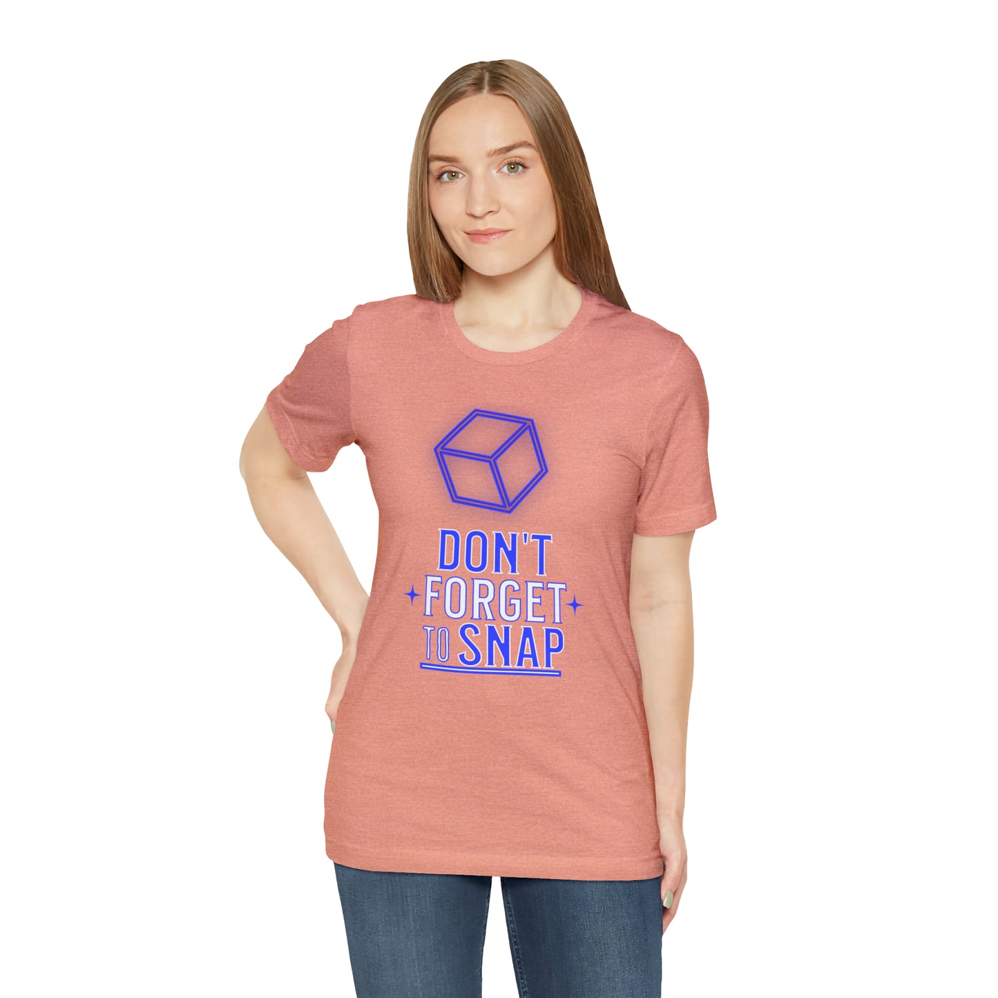 "don't forget to snap" Marvel Snap Unisex Jersey Short Sleeve Tee