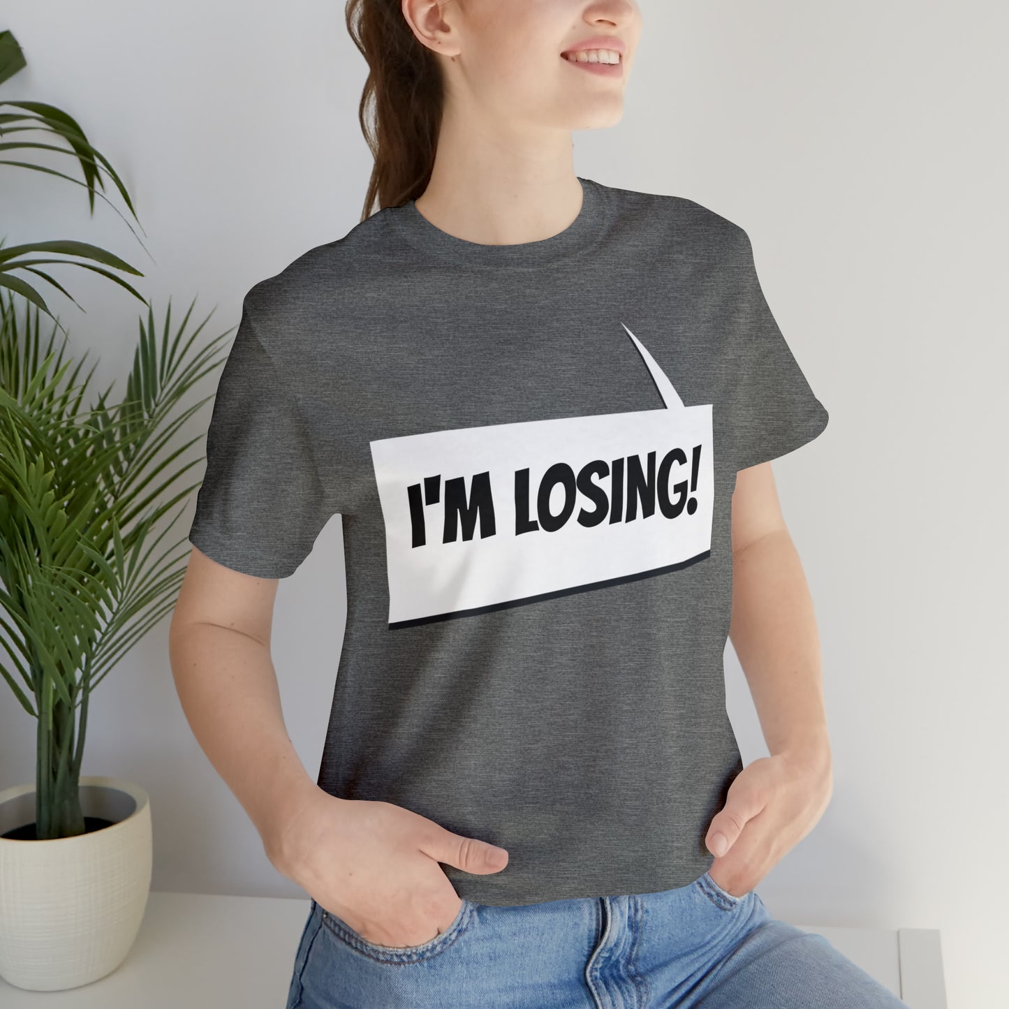 "I'm losing" Marvel Snap Unisex Jersey Short Sleeve Tee