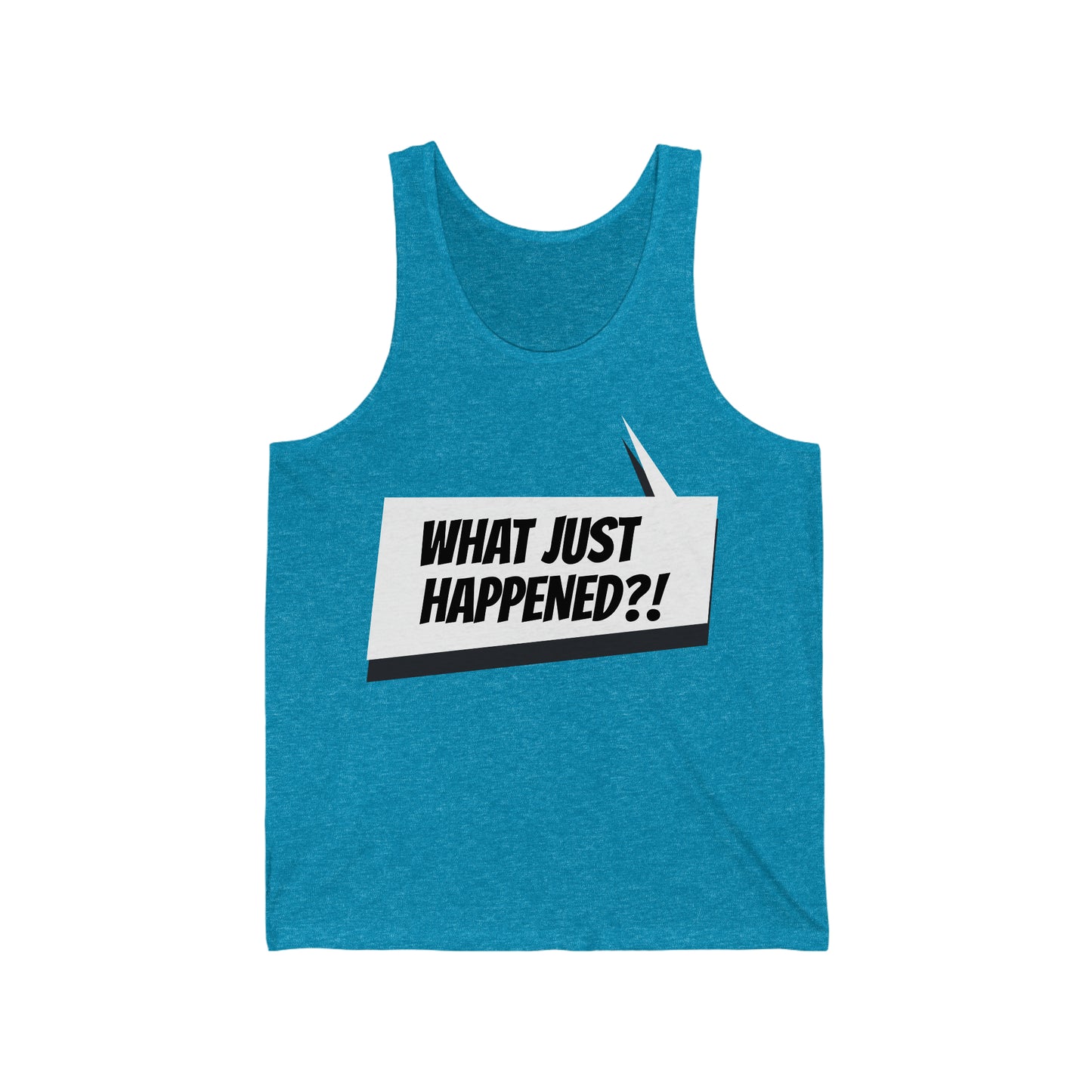 "What just happened?!" Marvel Snap Unisex Jersey Tank