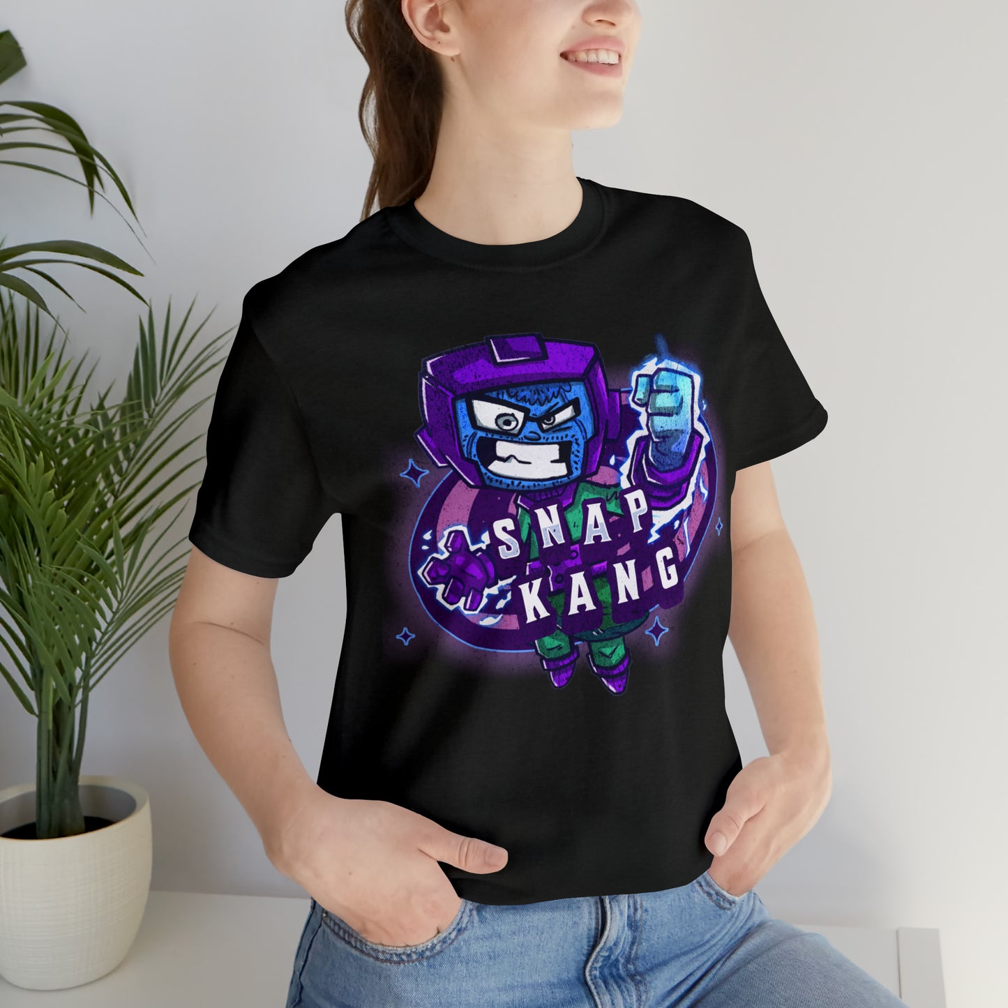 "Snap kang logo" Marvel Snap Unisex Jersey Short Sleeve Tee