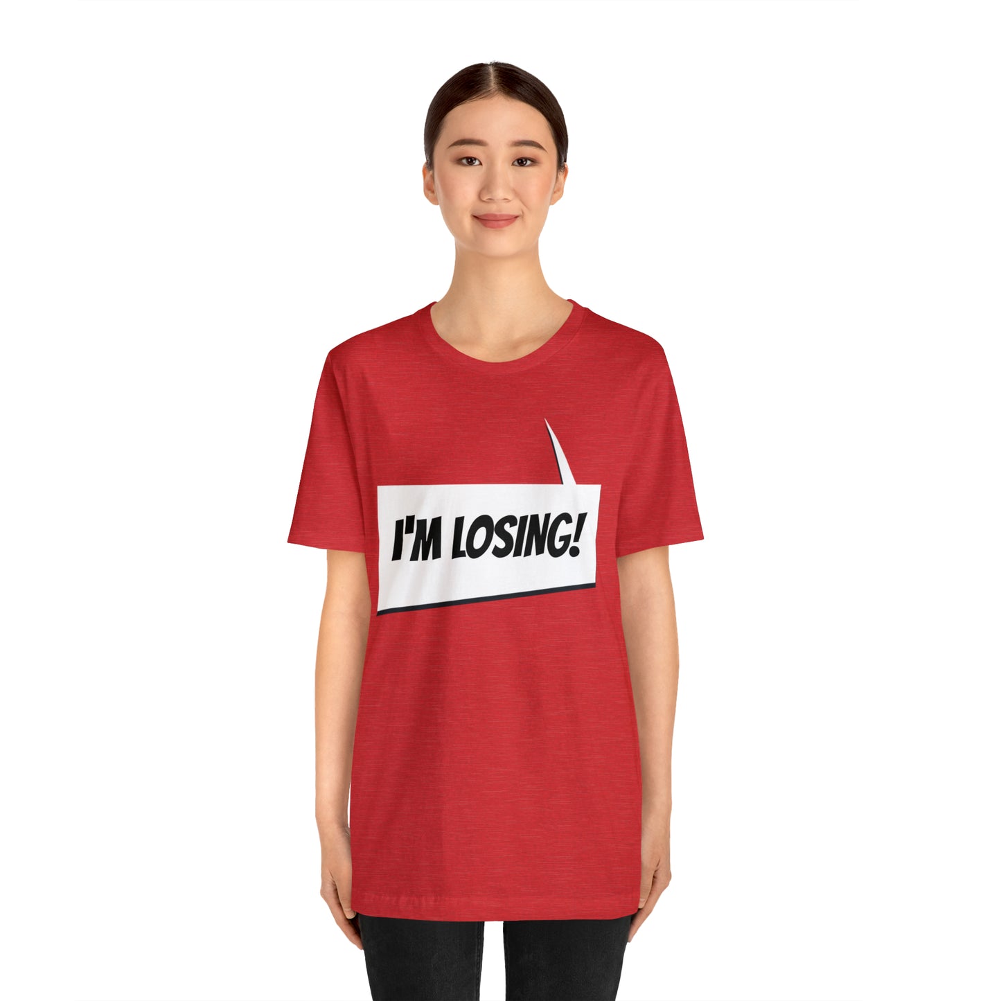 "I'm losing" Marvel Snap Unisex Jersey Short Sleeve Tee