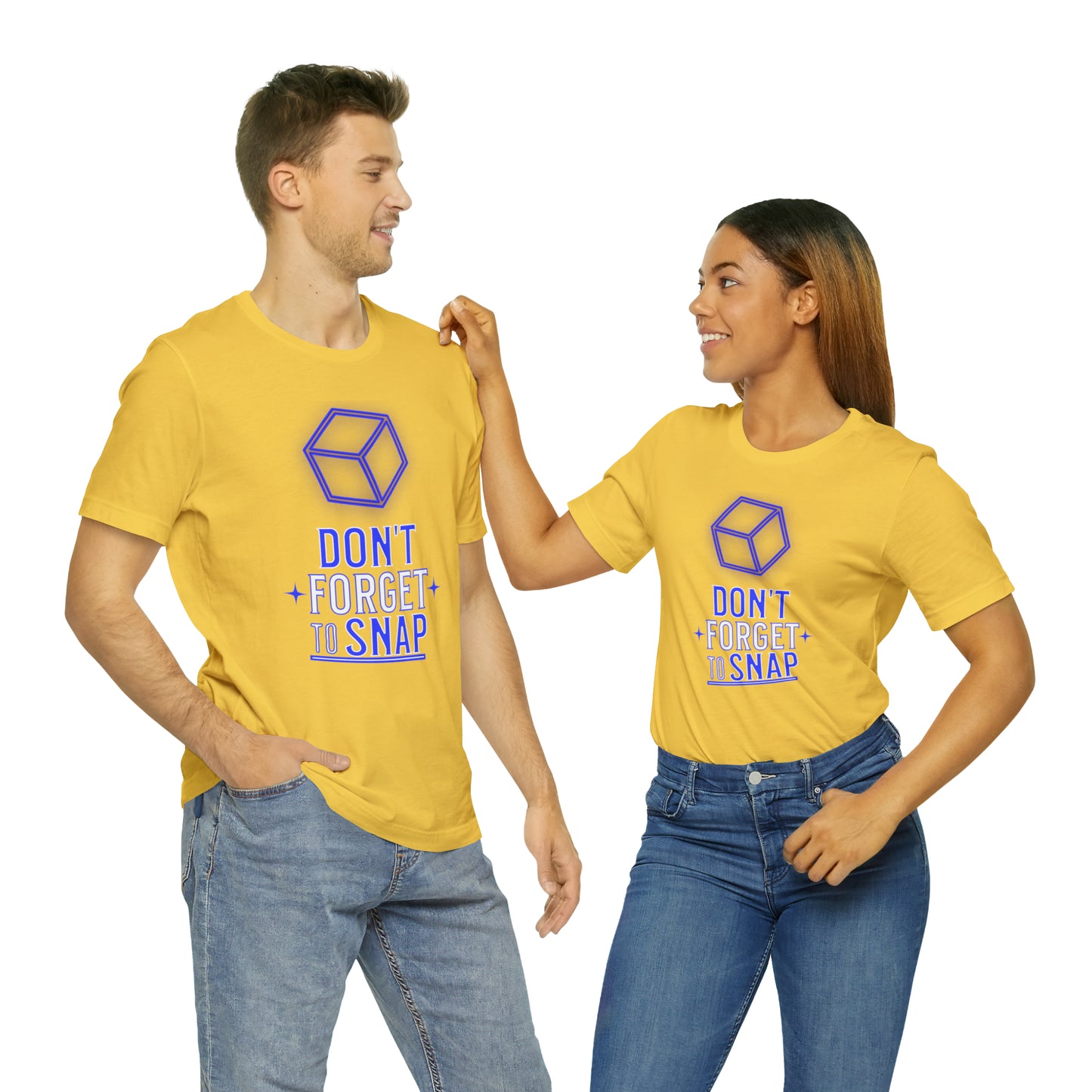 "don't forget to snap" Marvel Snap Unisex Jersey Short Sleeve Tee