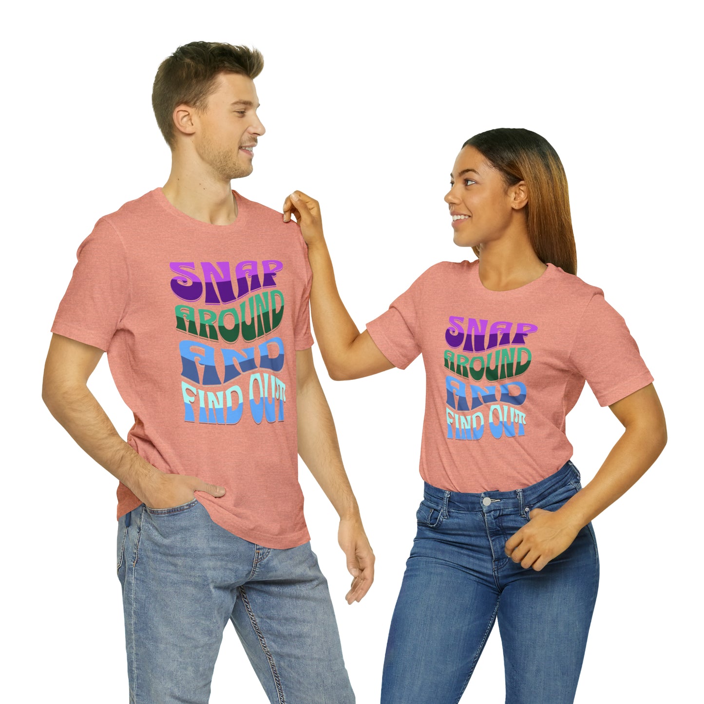 "snap around and find out" Marvel Snap Unisex Jersey Short Sleeve Tee