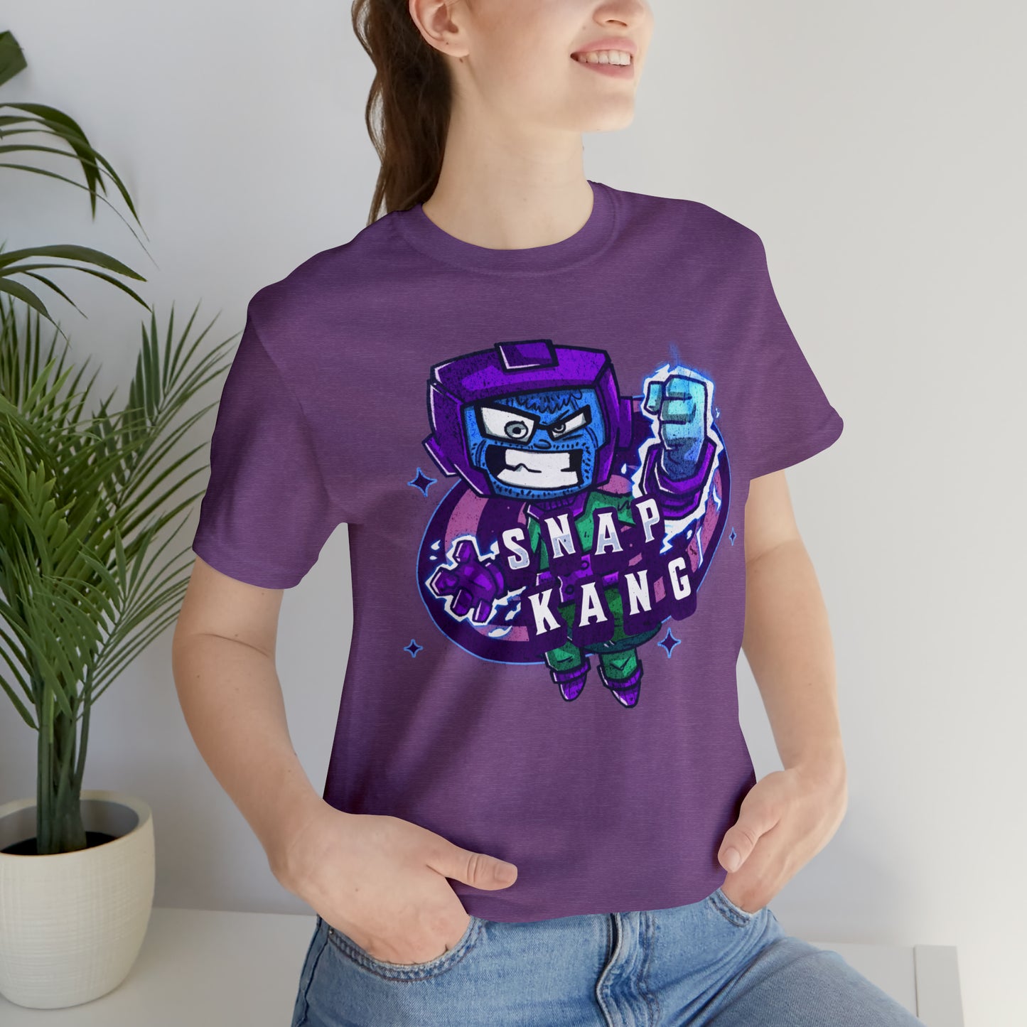 "Snap kang logo" Marvel Snap Unisex Jersey Short Sleeve Tee