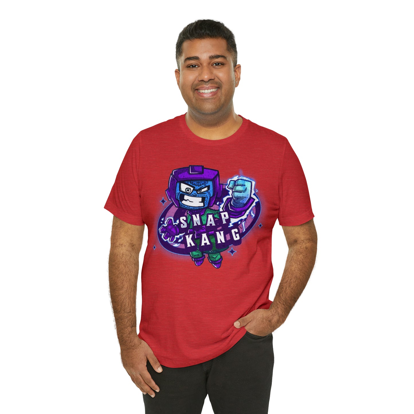 "Snap kang logo" Marvel Snap Unisex Jersey Short Sleeve Tee