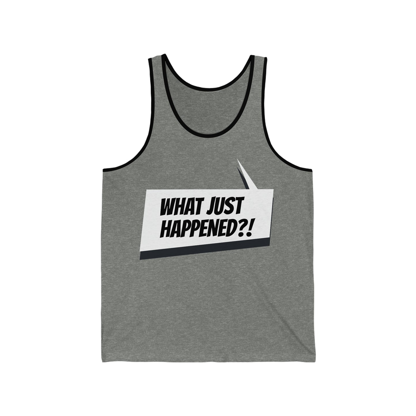 "What just happened?!" Marvel Snap Unisex Jersey Tank