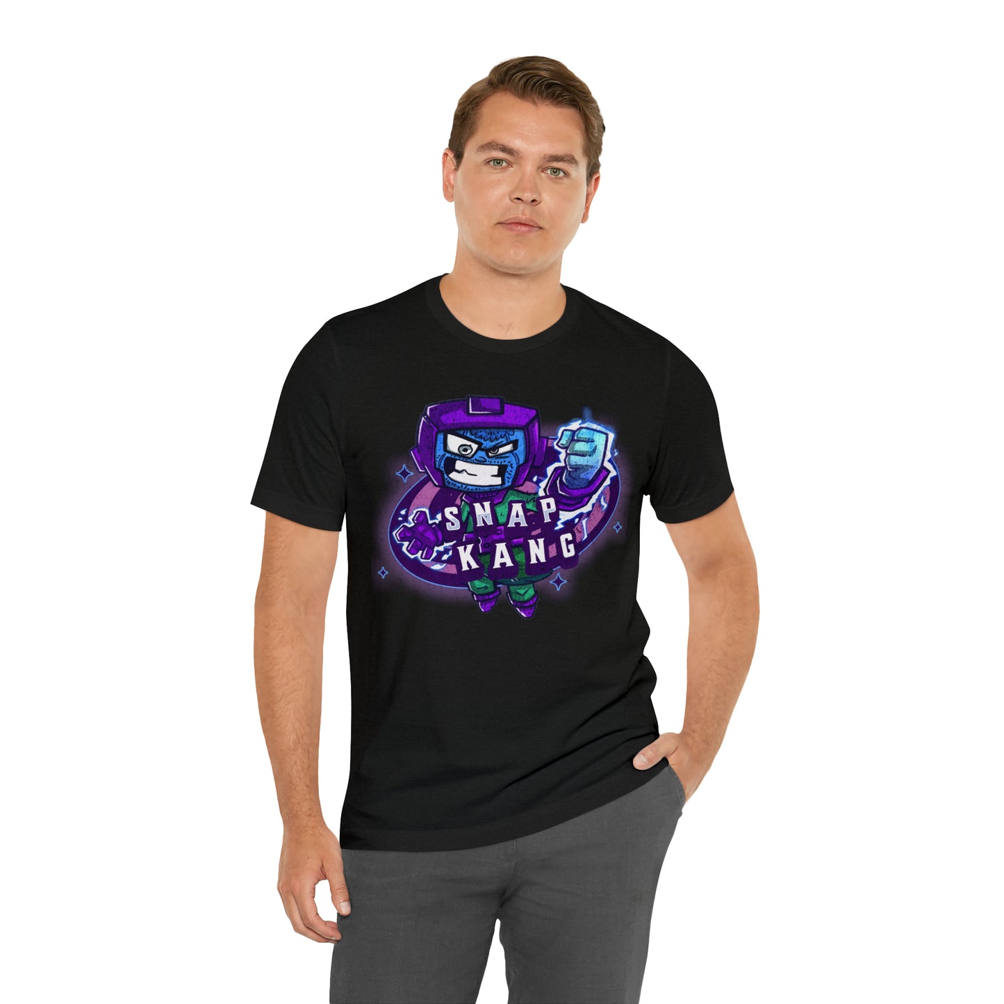 "Snap kang logo" Marvel Snap Unisex Jersey Short Sleeve Tee