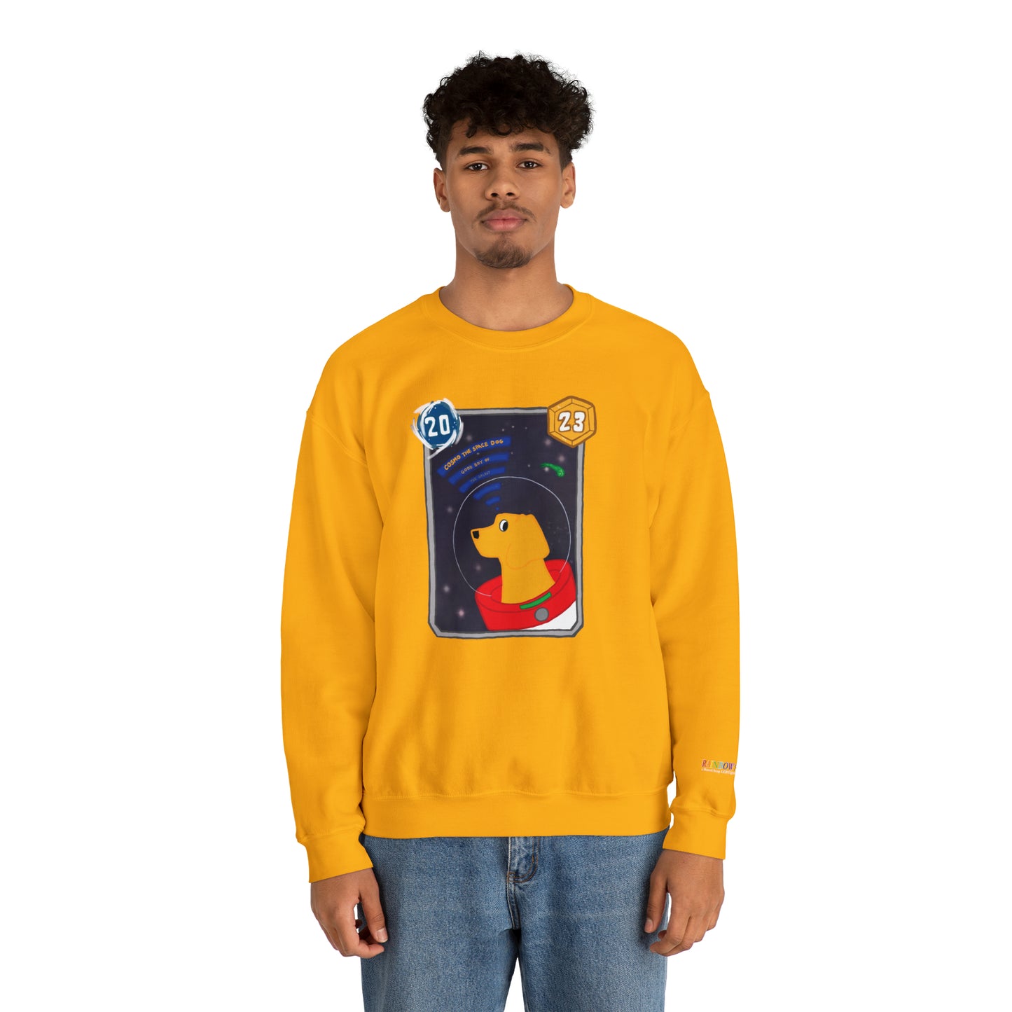 2023 Rainbow snapclash "Space Boi Cosmo Variant" marvel snap inspired Crewneck Sweatshirt