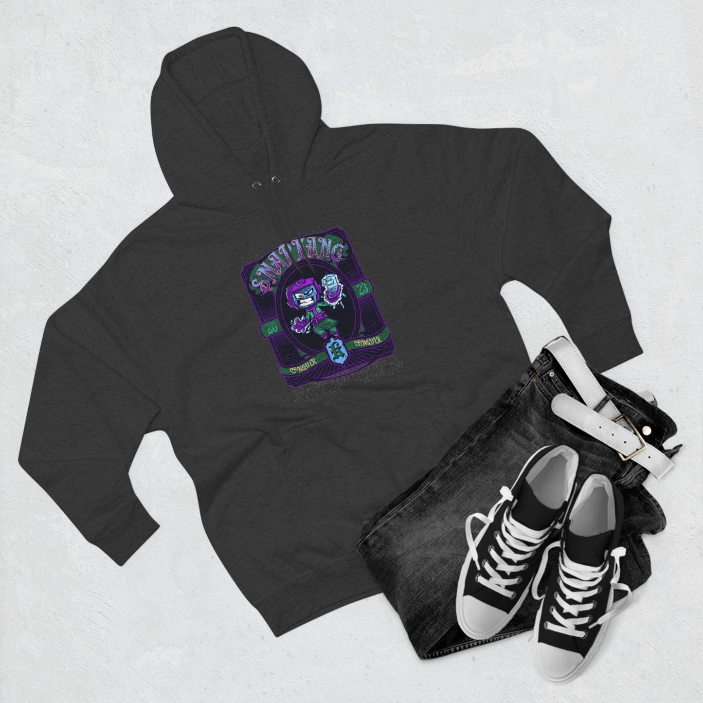 "Snap Kang Barber" Marvel Snap Unisex Premium Pullover Hoodie