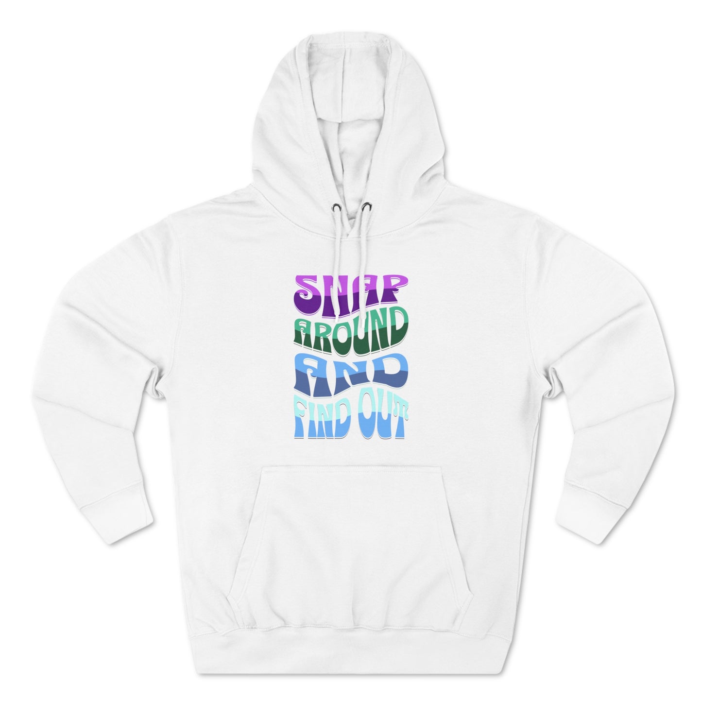 "Snap Around and Find Out" Marvel Snap Unisex Premium Pullover Hoodie