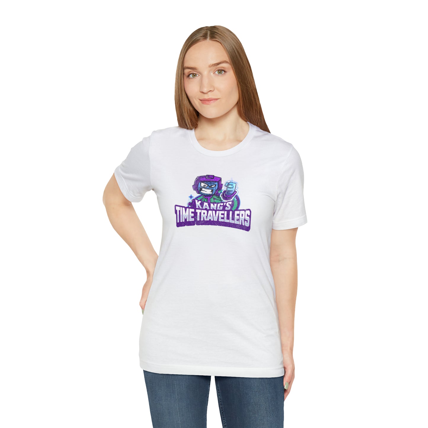 "kang's time travellers" Marvel Snap Mascot Unisex Jersey Short Sleeve Tee