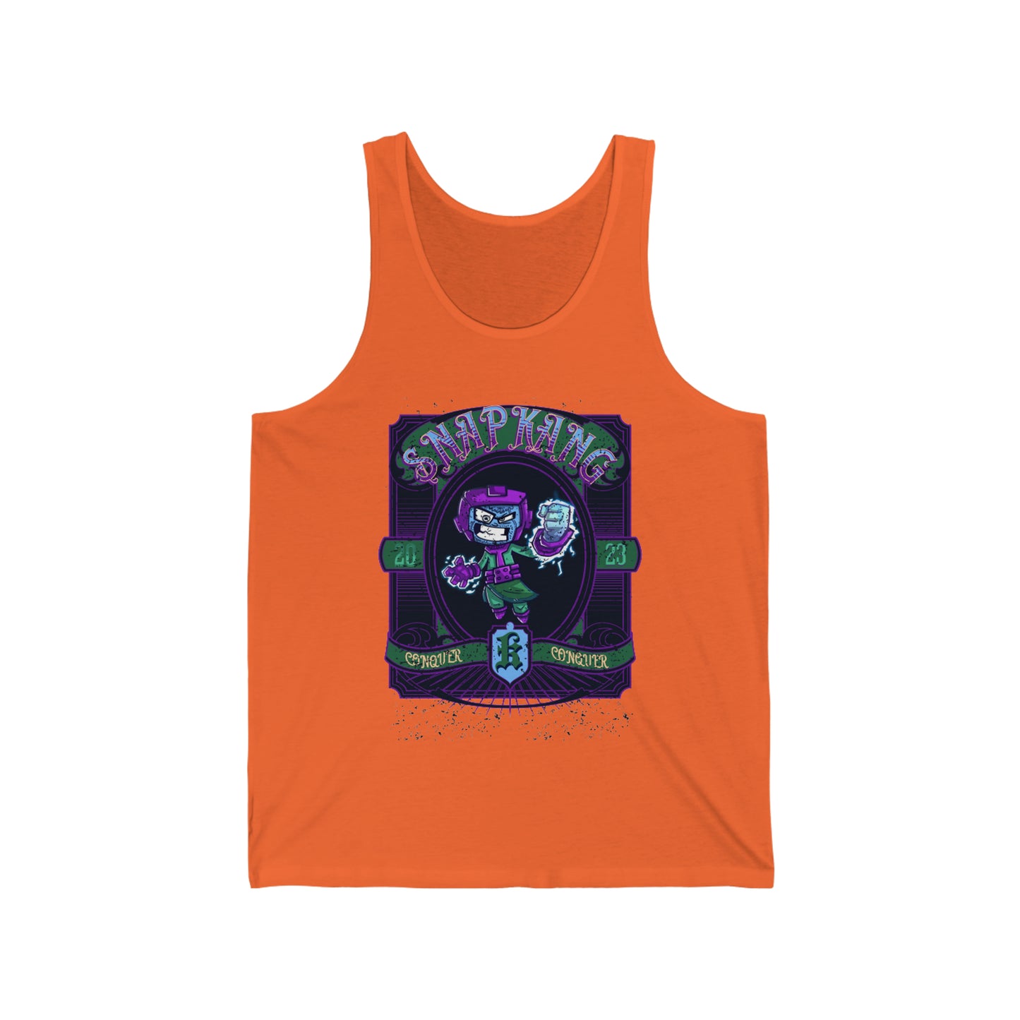 "Snap kang barber logo" Marvel Snap Unisex Jersey Tank