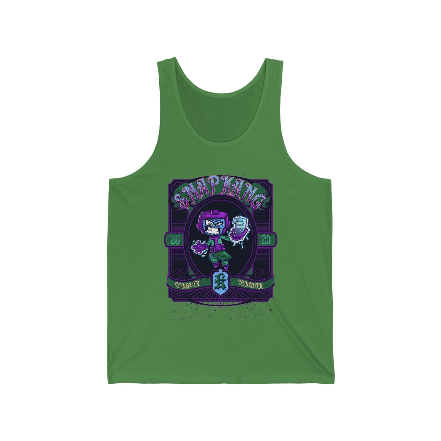 "Snap kang barber logo" Marvel Snap Unisex Jersey Tank