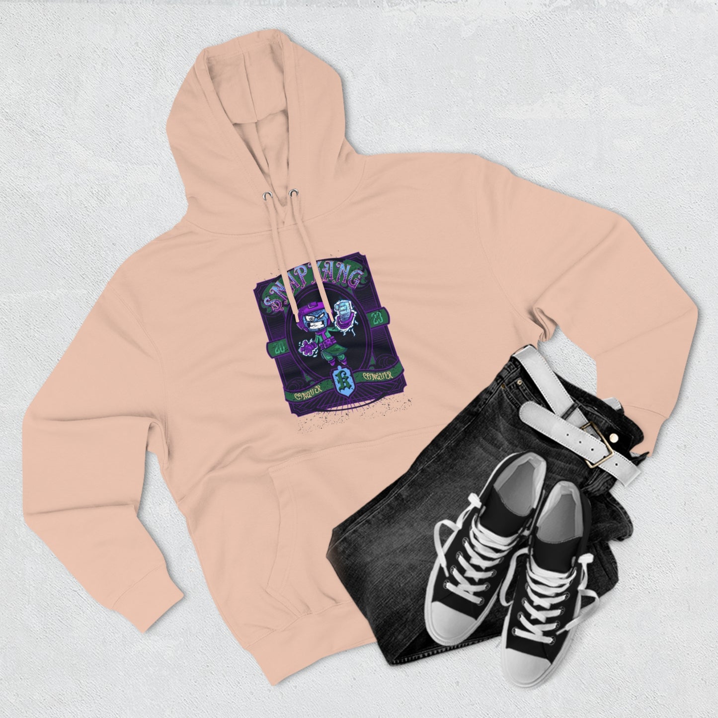 "Snap Kang Barber" Marvel Snap Unisex Premium Pullover Hoodie