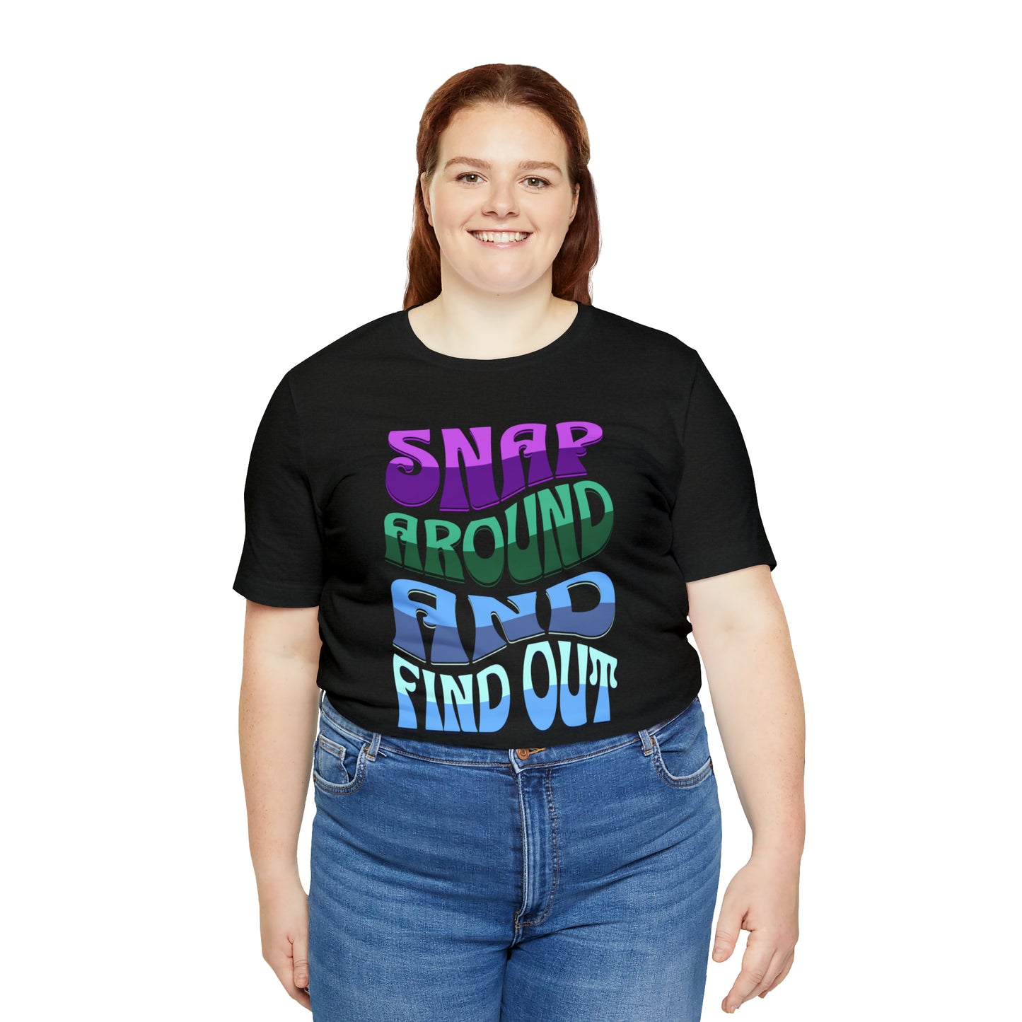 "snap around and find out" Marvel Snap Unisex Jersey Short Sleeve Tee