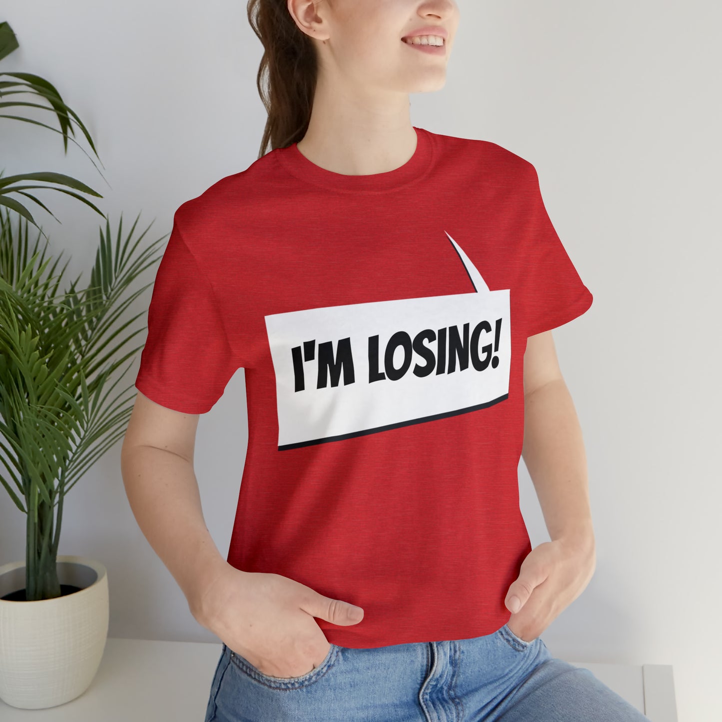 "I'm losing" Marvel Snap Unisex Jersey Short Sleeve Tee