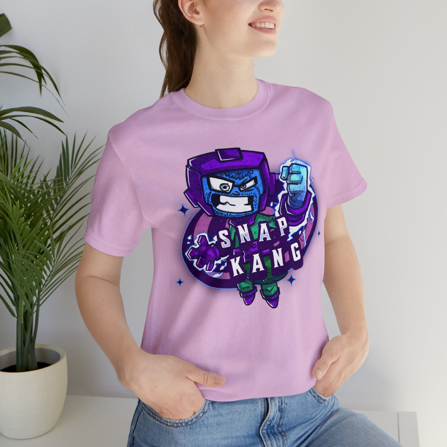 "Snap kang logo" Marvel Snap Unisex Jersey Short Sleeve Tee