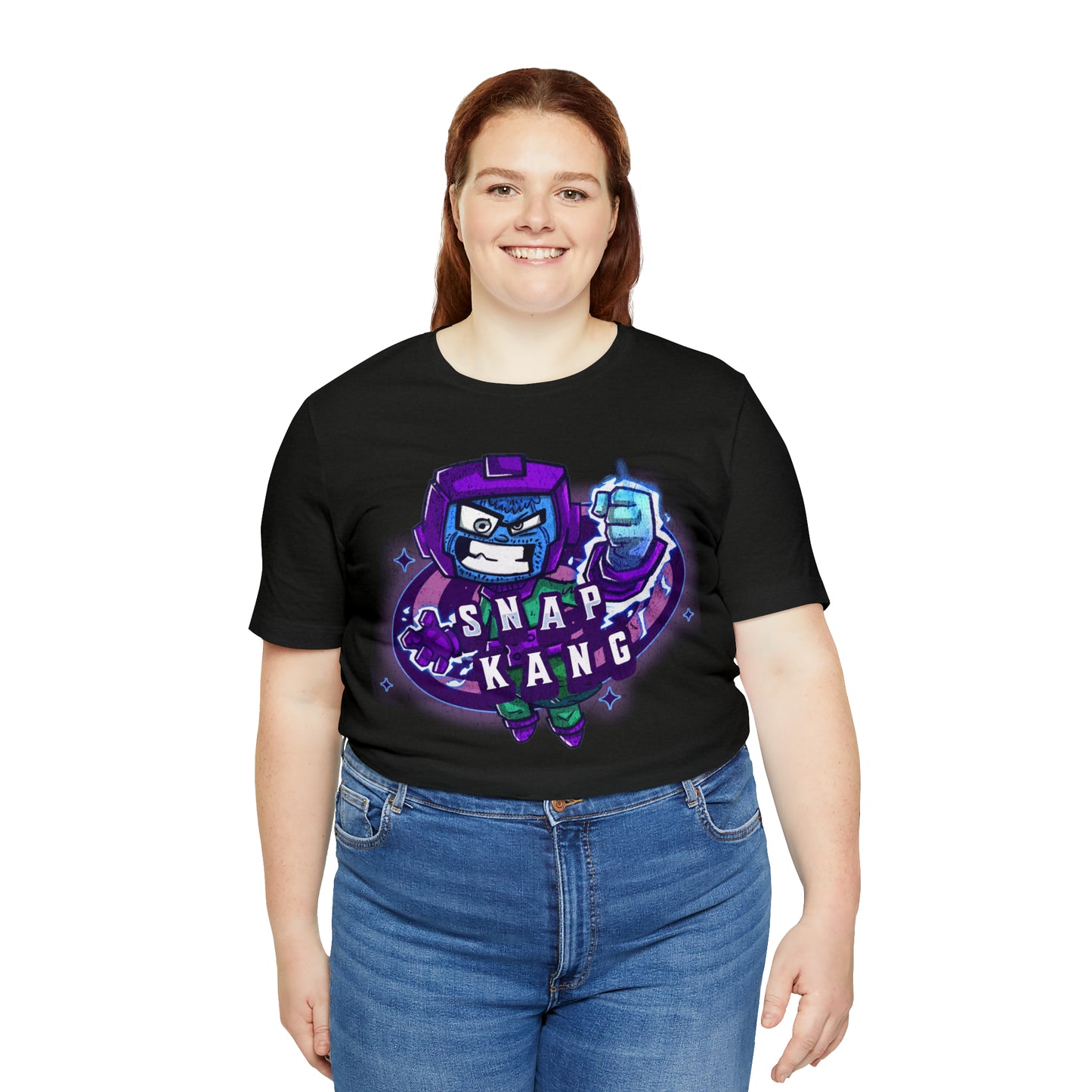 "Snap kang logo" Marvel Snap Unisex Jersey Short Sleeve Tee