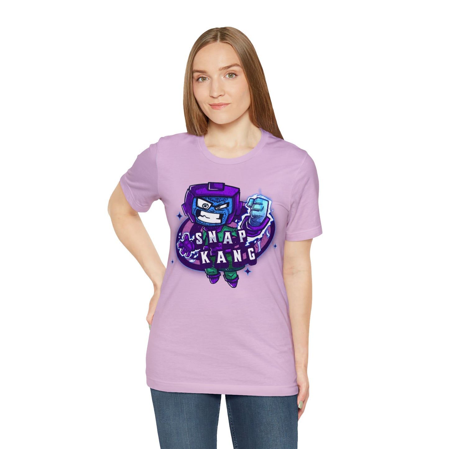 "Snap kang logo" Marvel Snap Unisex Jersey Short Sleeve Tee
