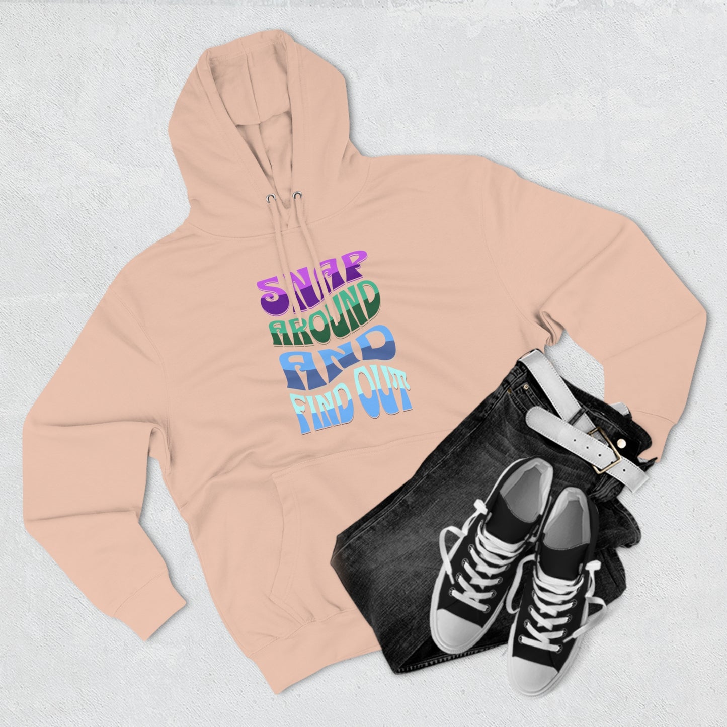 "Snap Around and Find Out" Marvel Snap Unisex Premium Pullover Hoodie