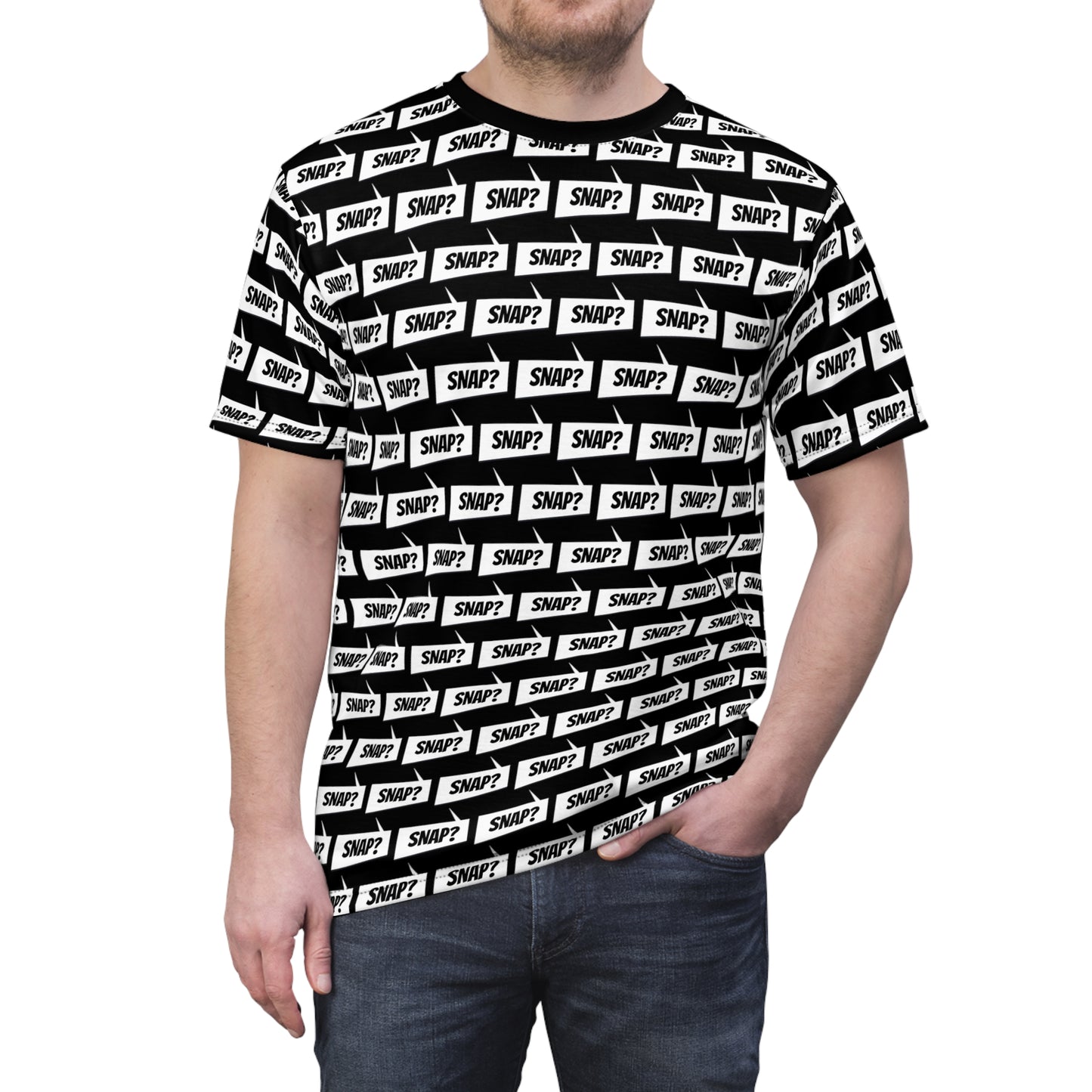 "Snap?" Marvel Snap Unisex Cut & Sew Tee (AOP)