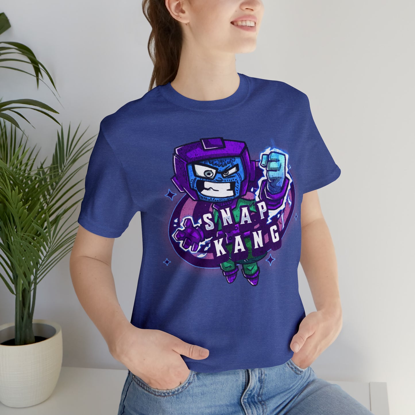 "Snap kang logo" Marvel Snap Unisex Jersey Short Sleeve Tee