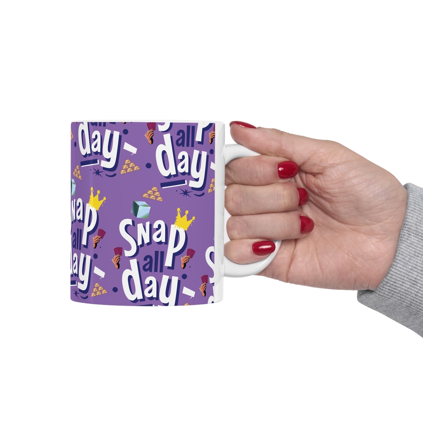"Snap All Day" Marvel Snap Ceramic Mug 11oz