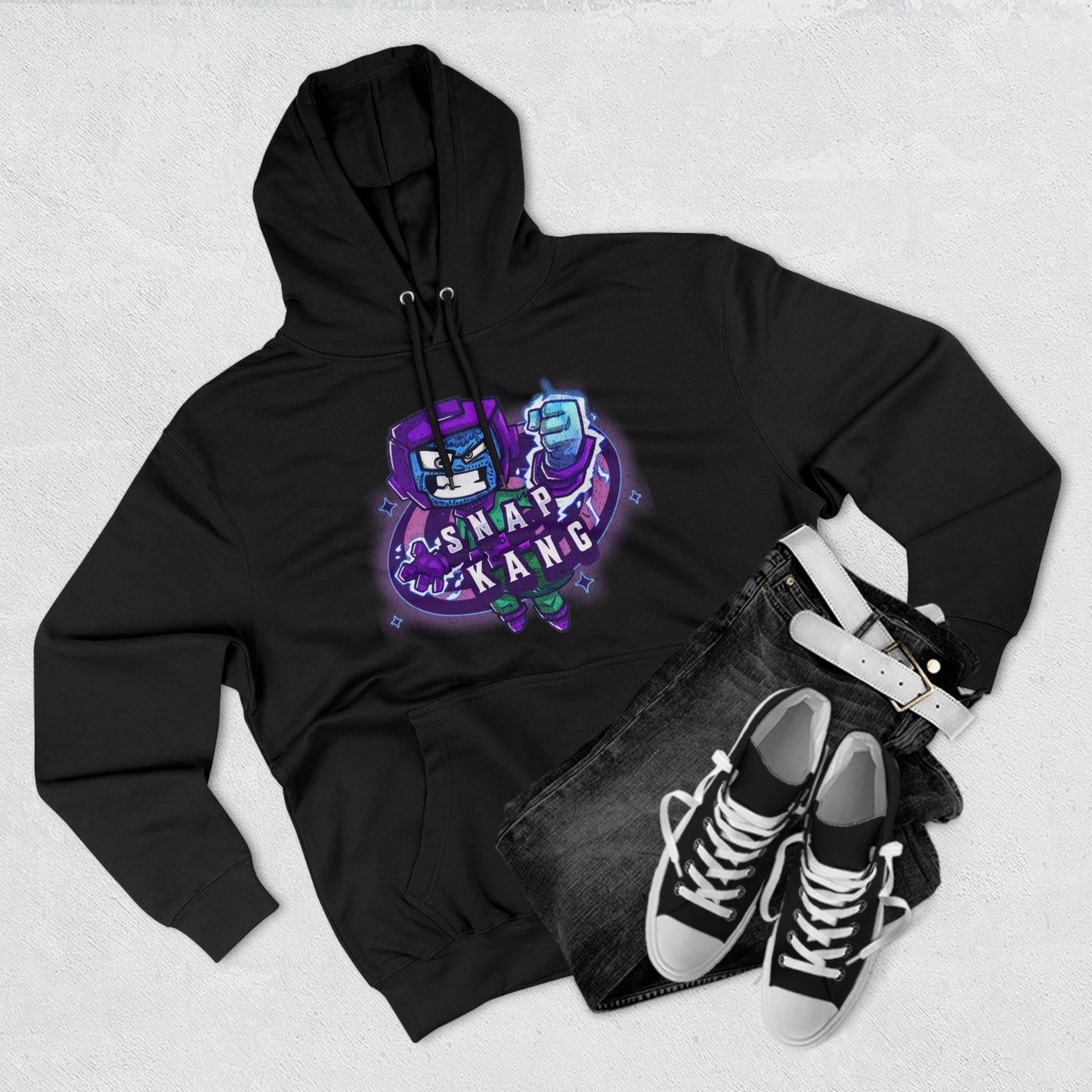 "Snap Kang Logo" Marvel Snap Unisex Premium Pullover Hoodie