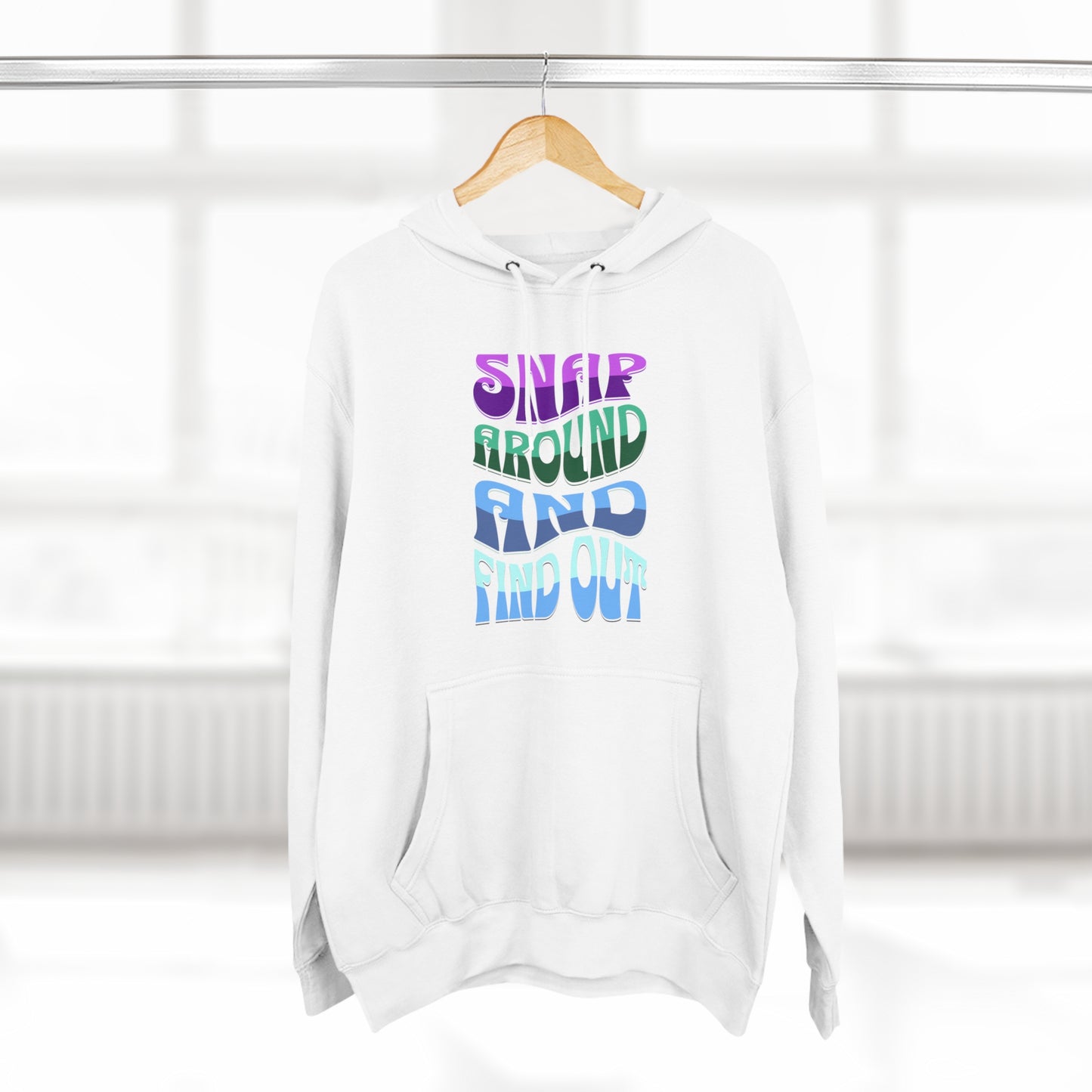 "Snap Around and Find Out" Marvel Snap Unisex Premium Pullover Hoodie